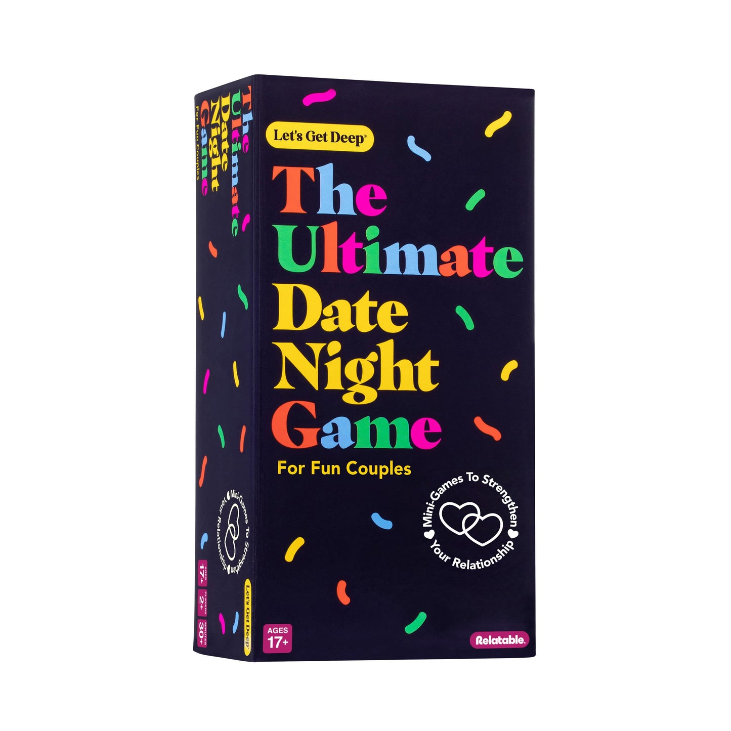 HotLet's Get Deep by Relatable, A Question Card Game for Couples, Great for Date Night Ideas, Couples Gifts, Wedding Gifts, and Long Distance Relationship Gifts, Includes 200 Cards to Build Up Intimacy