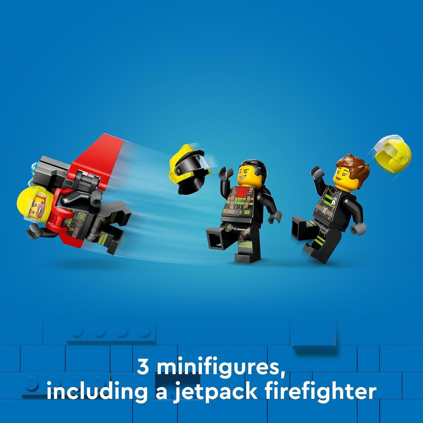 HotLEGO City Fire Rescue Plane Toy for Kids and Fans of Firefighter Toys, Fun Birthday Gift Idea for Boys and Girls Ages 6+ who Love Airplane Toys and Imaginative Play, Includes 3 Minifigures, 60413