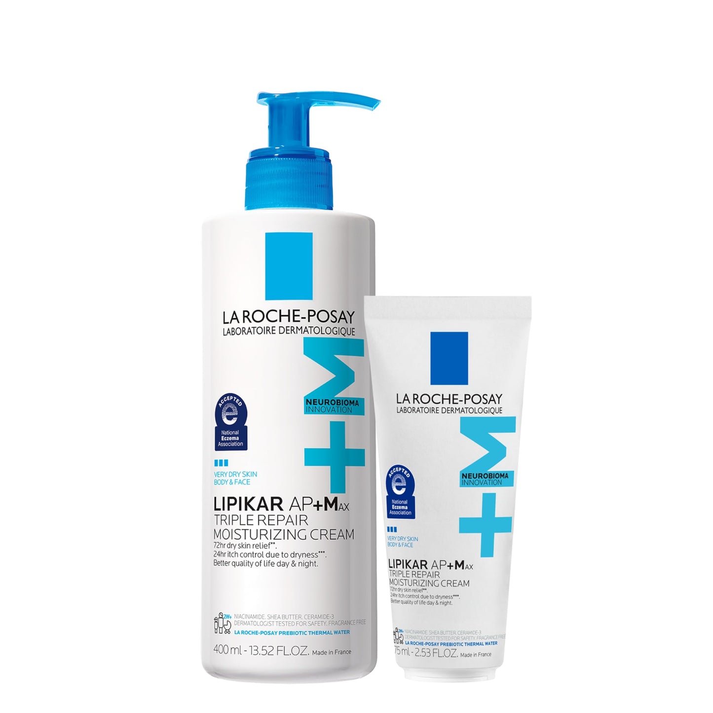 HotLa Roche-Posay Lipikar AP+MAX Triple Repair Moisturizing Body Cream | Face & Body Lotion for Dry Skin with Shea Butter & Niacinamide | Gentle Moisturizer for Very Dry, Rough & Sensitive Skin