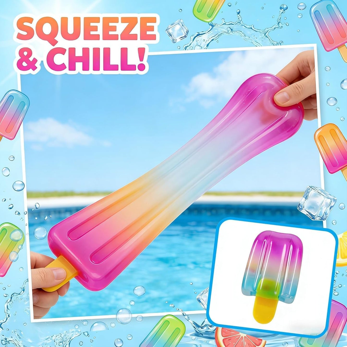 Hot Slow Rising Squishy Toy Set, Sensory Stress-Relief Soft Silicone Toys, Soft and Bouncy Stress-Relief Toys, Anxiety Relief, Cute Soft Silicone Toys, Party Favors