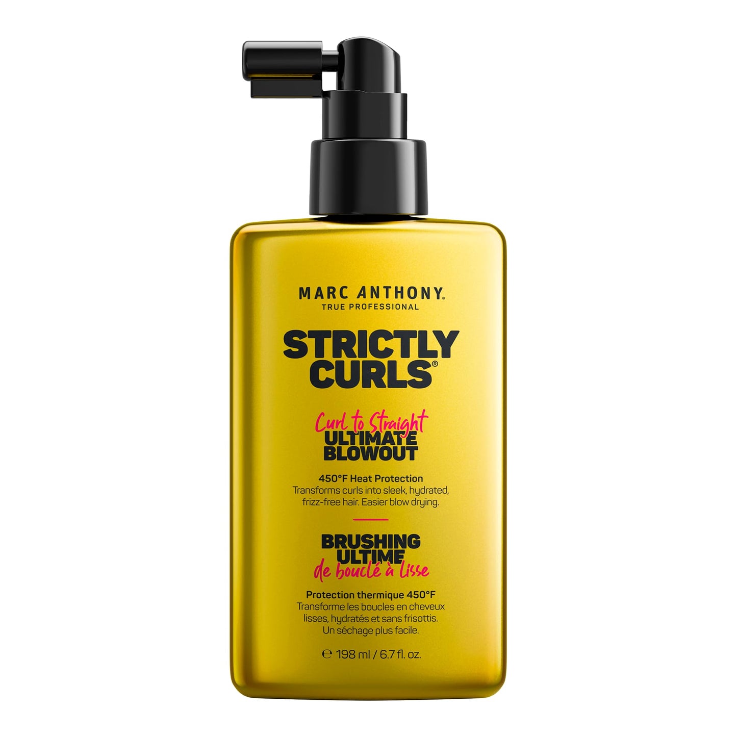 HotMarc Anthony Anti-Frizz Shield Ultimate Blowout Spray - 6.7 Oz (Pack of 1) | Grow Long - Smooth, Shiny Hair in High Humidity - Heat Protectant
