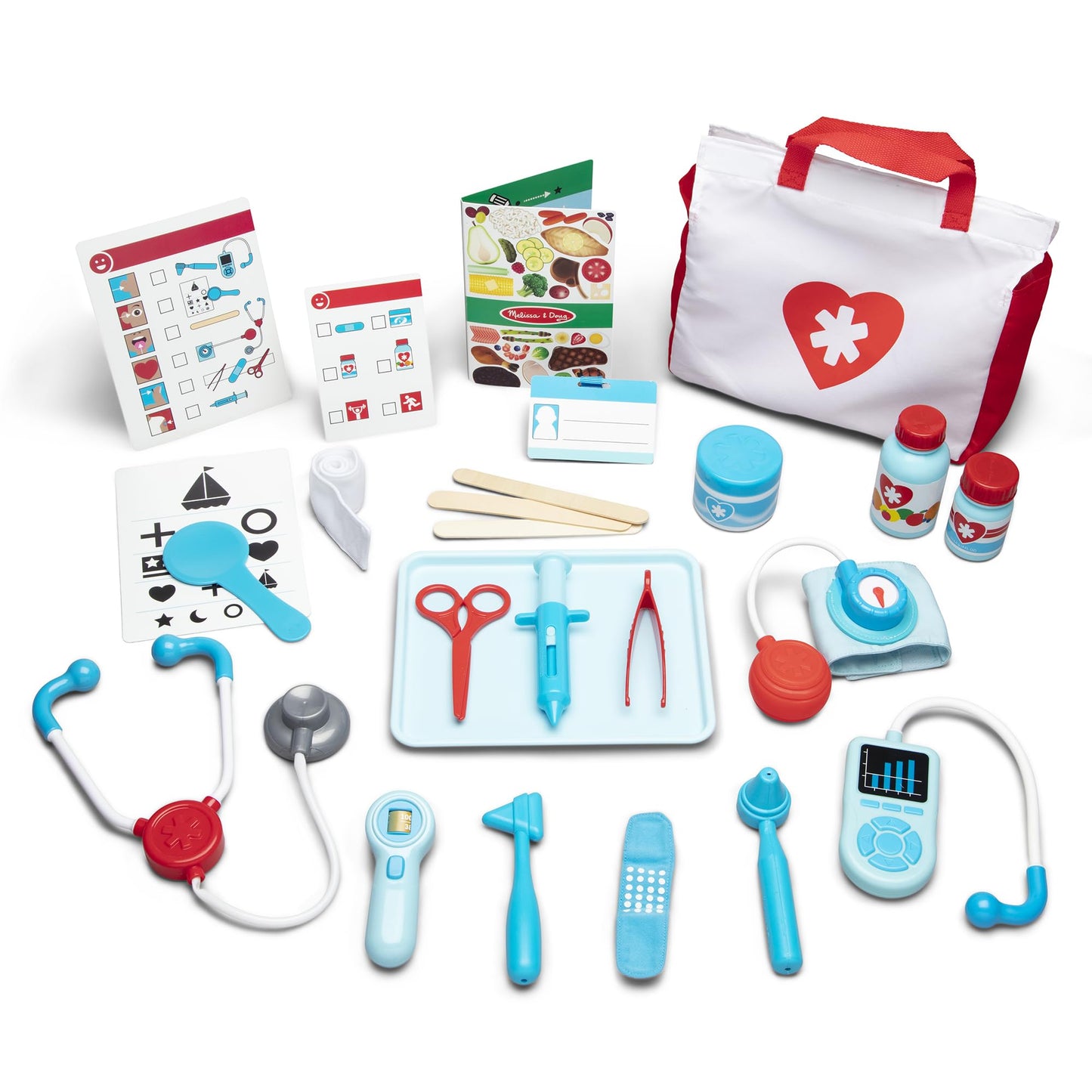 Hot Melissa & Doug Get Well Doctor Kit, 25-Piece Toddler Doctor Play Set, Realistic Pretend Play Toys & Accessories, Preschool Toys for Girls & Boys Ages 3+