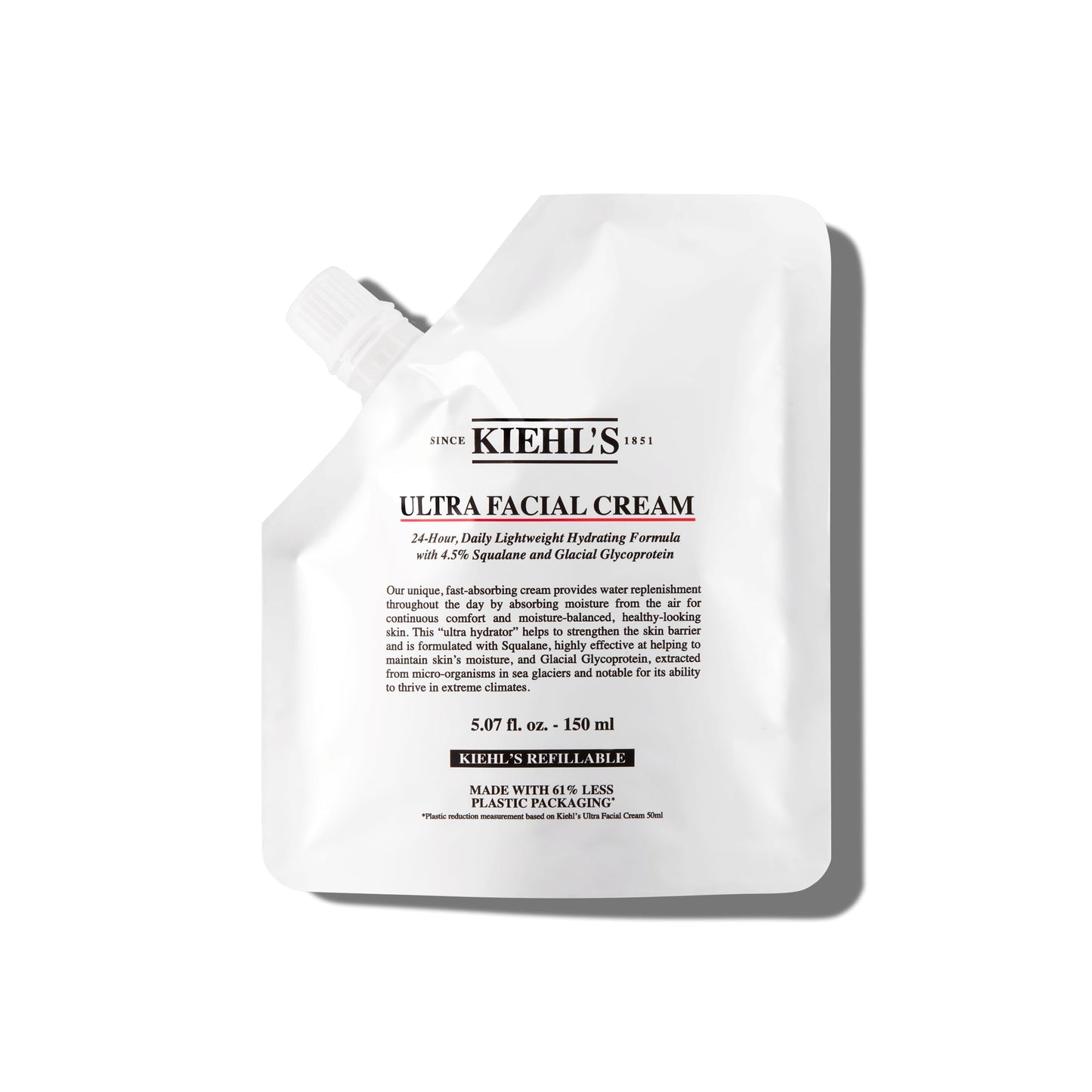 HotKiehl's Ultra Facial Cream, with 4.5% Squalane to Strengthen Skin's Moisture Barrier, Skin Feels Softer and Smoother, Long-Lasting Hydration, Easy and Fast-Absorbing, Suitable for All Skin Types