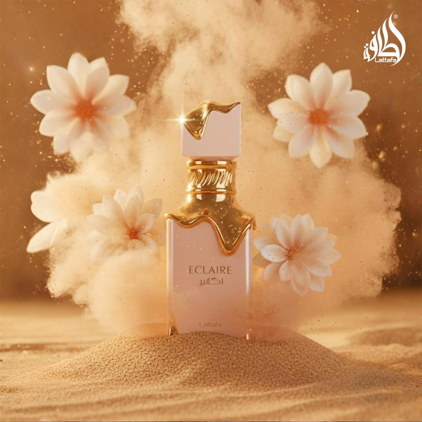 Hot Lattafa Eclaire - Vanilla, Caramel, Sweet, Floral - Eau de Parfum Long-Lasting Fragrance for Women, 3.40 Ounce / 100 ml | Long-Lasting Fragrance, 3.40 Ounce, 100 ml