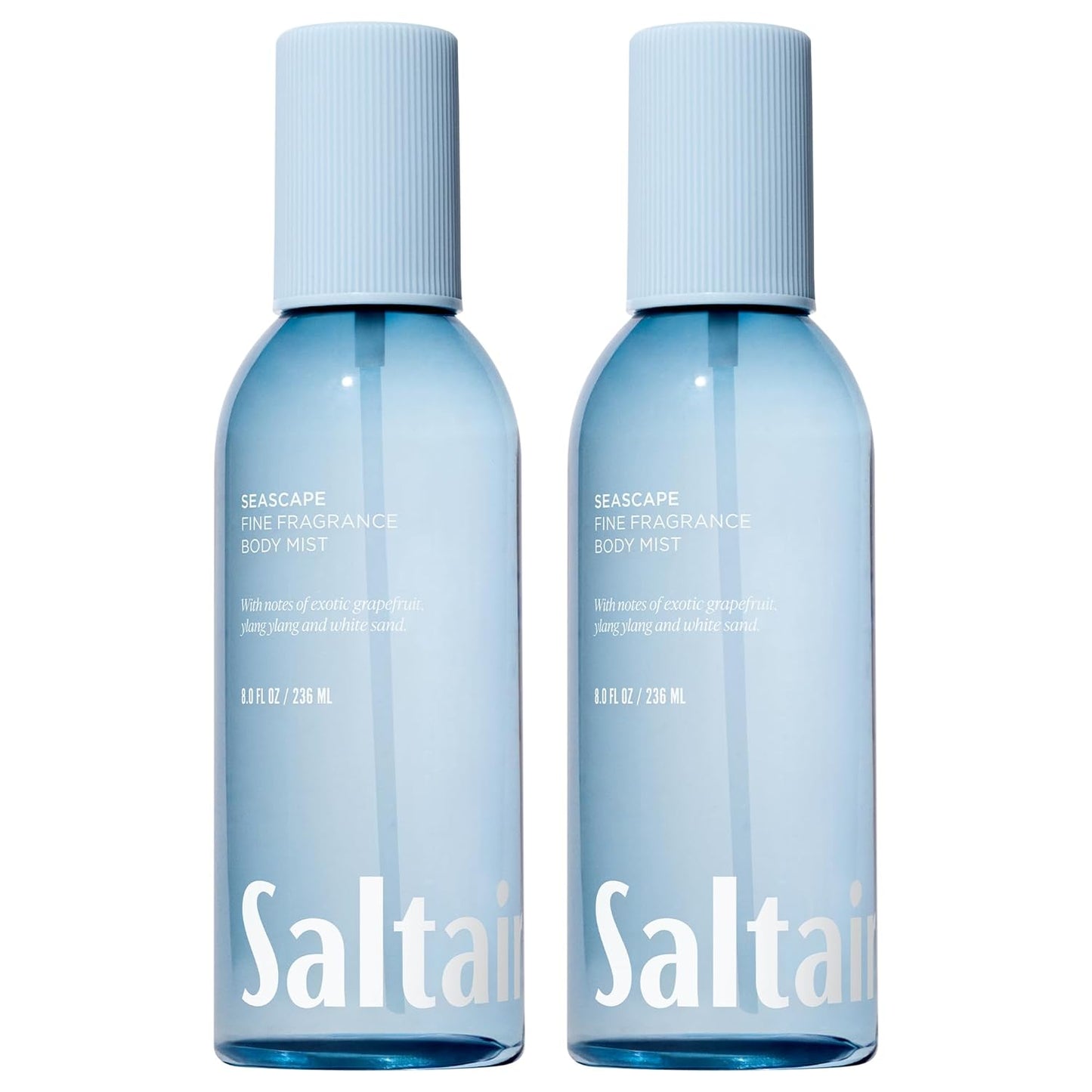 Hot Saltair Body Mist 2 Pack - Fine Fragrance, Lightweight Body Spray Mist with Santal Bloom Scent. Long Lasting Perfume Mist. 2x 8oz Bottles