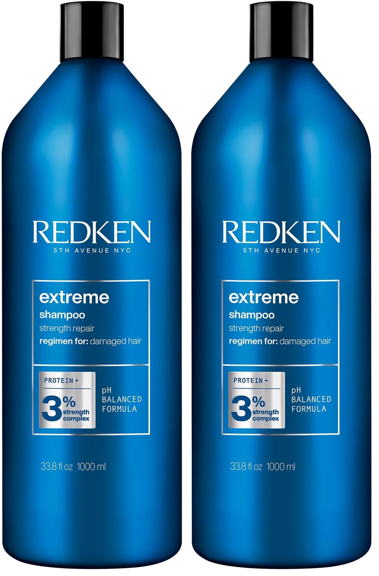HotRedken Extreme Shampoo - Strengthen & Repair Damaged Hair, For Damaged Hair, Infused With Proteins