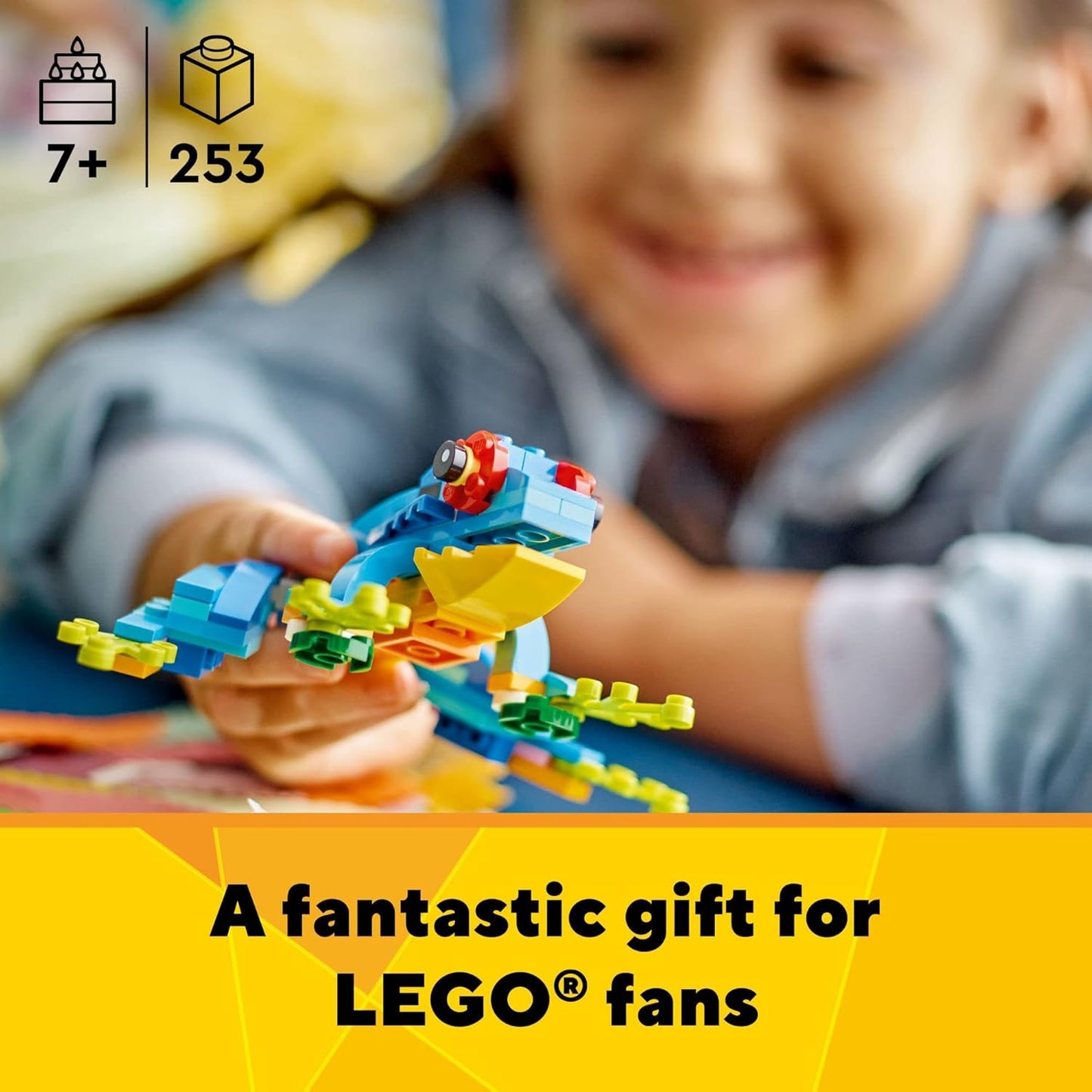 HotLEGO Creator 3 in 1 Exotic Parrot Building Toy Set, Transforms to 3 Different Animal Figures - from Colorful Parrot, to Swimming Fish, to Cute Frog, Creative Toys for Kids Ages 7 and Up, 31136
