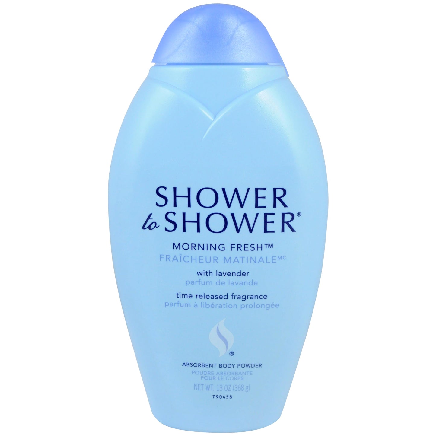 HotShower to Shower Morning Fresh Body Powder with Lavender for Men & Women, Talc Free, Sweat Absorbing, Prevents Chafing & Odor, Deodorizing All Over Body Powder for Long Lasting Freshness, 13 OZ