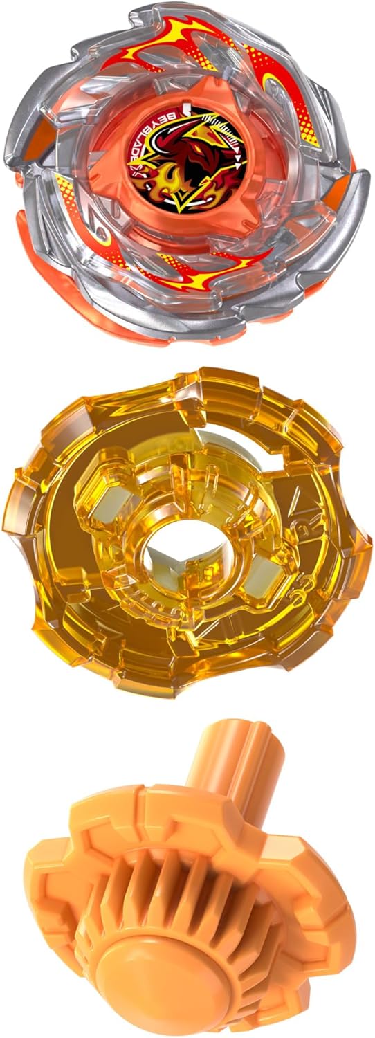 Hot Beyblade X Rage Ragna FE 4-55Y CX Infinity Starter Pack Set, Takara Tomy Stamina Type Top and Launcher, Battling Tops Game Toys, Ages 8+
