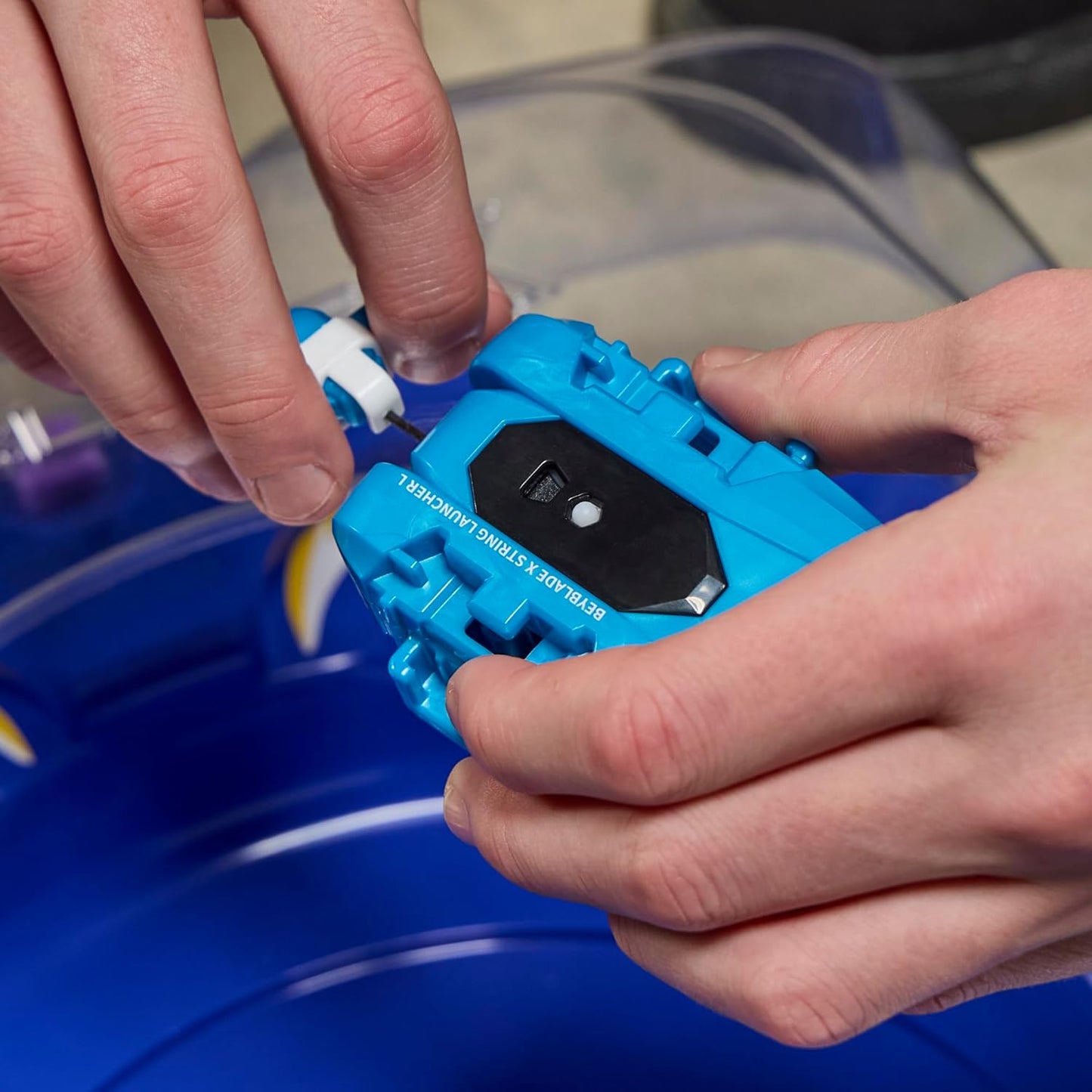 HotBeyblade X Cobalt Dragoon 2-60C Deluxe Left-Spin String Launcher Set with Attack Type Top Left-Spinning Top Toy; Great Gift for 8 Year Old Boys and Girls