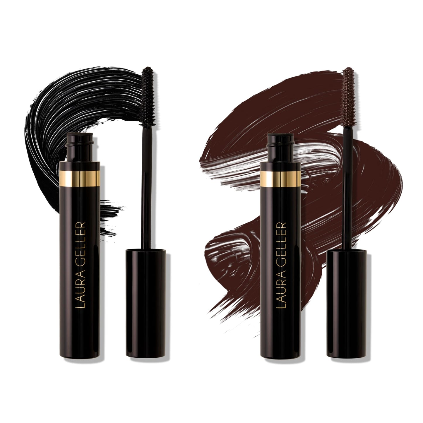 HotLAURA GELLER NEW YORK Kajal Longwear Mascara – Black – Volumizing, Lengthening, & Defining Mascara - Smudge‑Proof & Flake‑Proof Wear, Buildable Formula