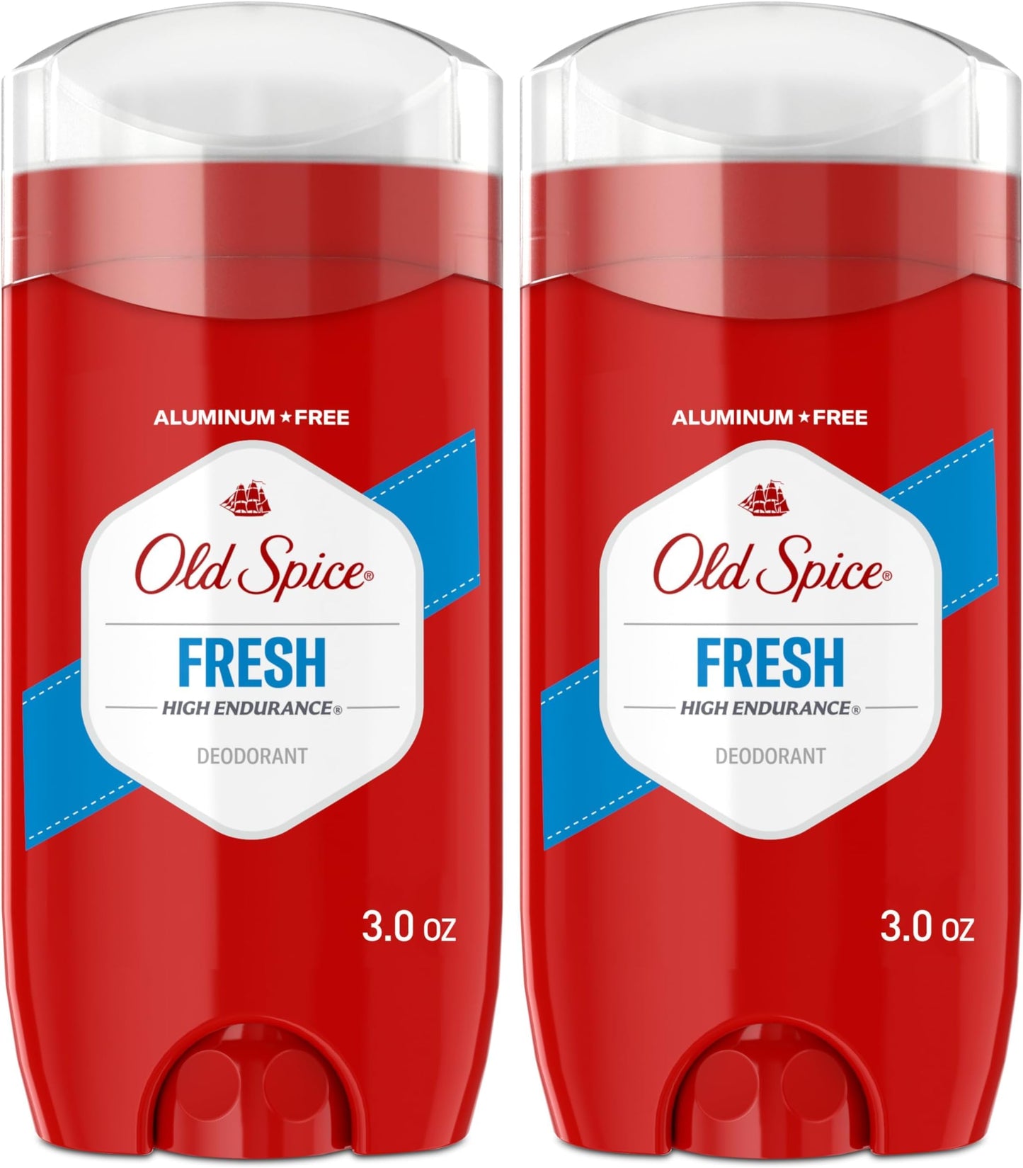 HotOld Spice Aluminum Free Deodorant for Men, High Endurance, 24/7 Lasting Freshness & Long Lasting Scent, 24/7 Advanced Sweat & Odor Protection, Fresh Scent, 3.0 oz (Pack of 2)