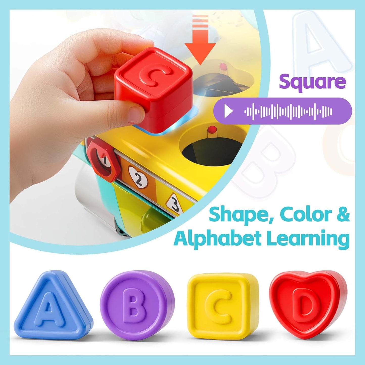Hot iPlay, iLearn Toddler Musical Workbench Toys for One Year Old Boys, Baby Pretend Play Tool Set, Infant Shape Sorter Activities, Kids Pounding Game, 1st Birthday Gift for 12 18 24 Month Girls Age 1 2 3