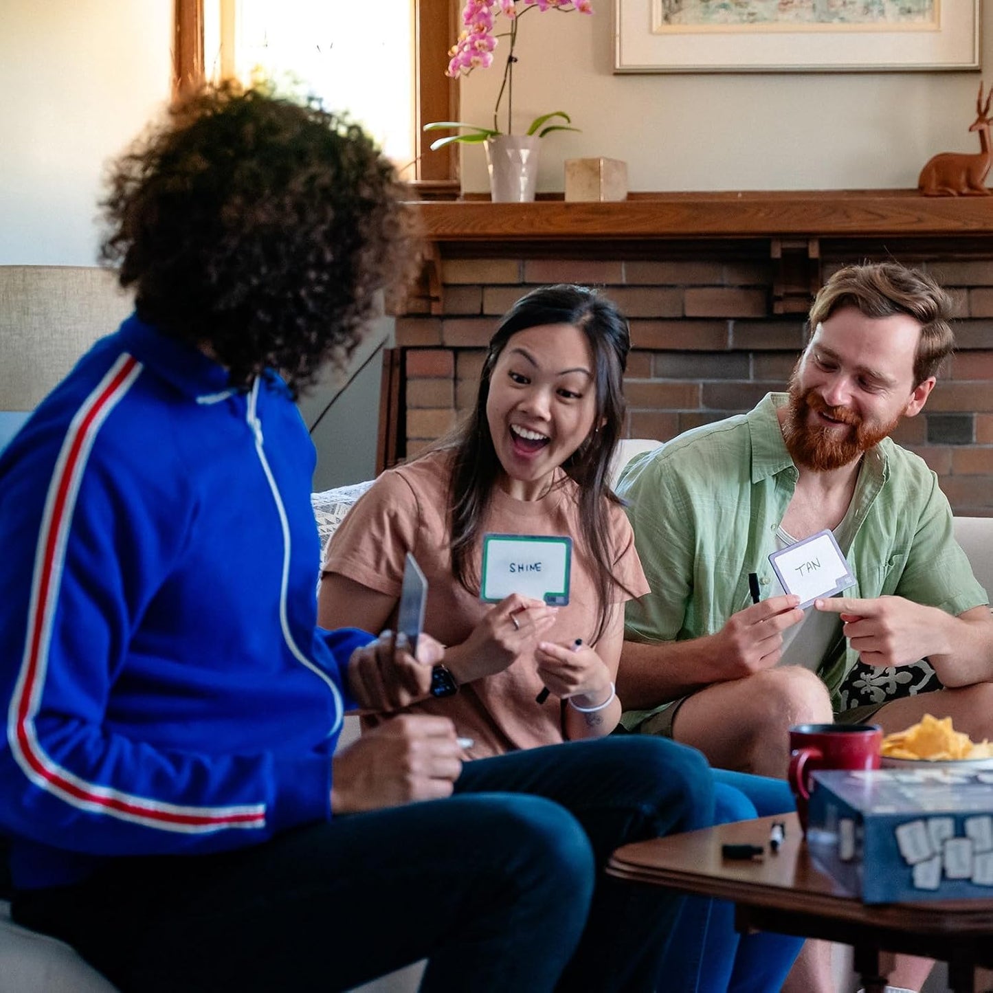 HotUSAOPOLY BLANK SLATE, Where Great Minds Think Alike, Fun Family-Friendly Board Game, Word Association Party Game, Easy to Learn, Fun to Play Family Game Night, 3-8 Players, Ages 8+