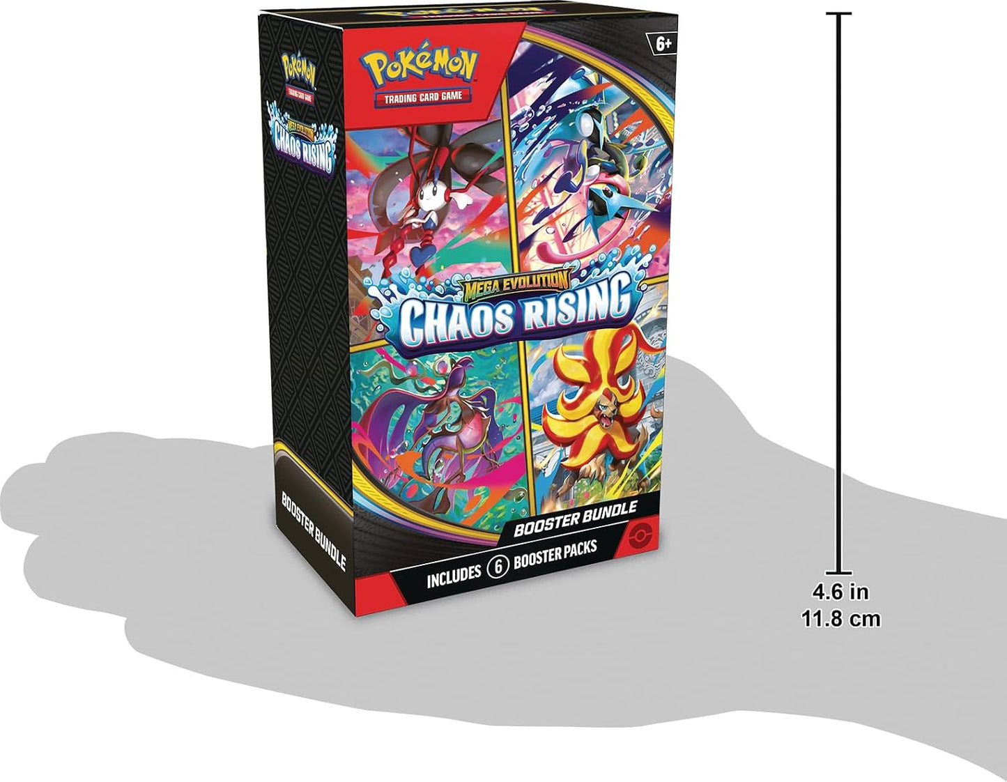 HotPokémon TCG: Mega Evolution—Chaos Rising Booster Bundle