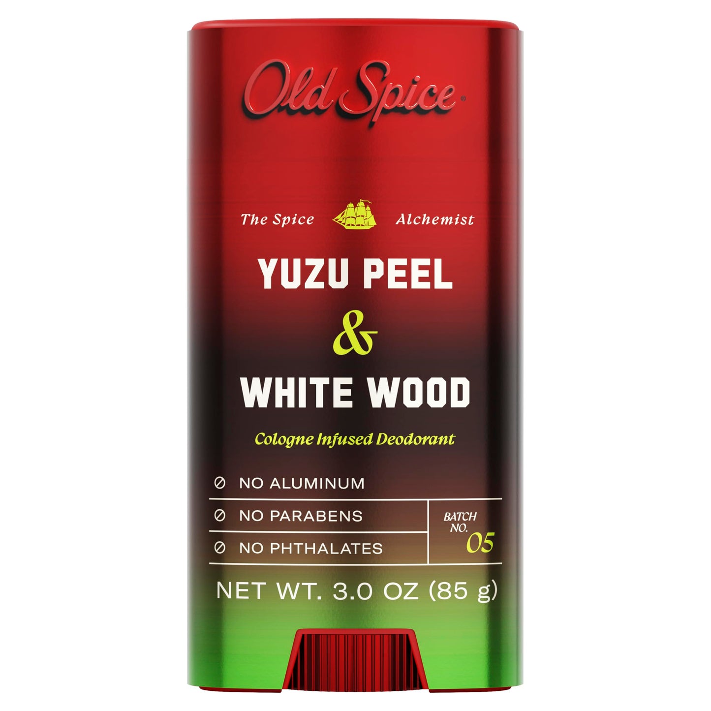 HotOld Spice Aluminum Free Deodorant for Men, The Spice Alchemist Collection, 24/7 Cologne Infused Scent, No Trade Off Formula, Free of Parabens & Phthalates, Cashmere + Vanilla Wood Scent, 3.0 oz