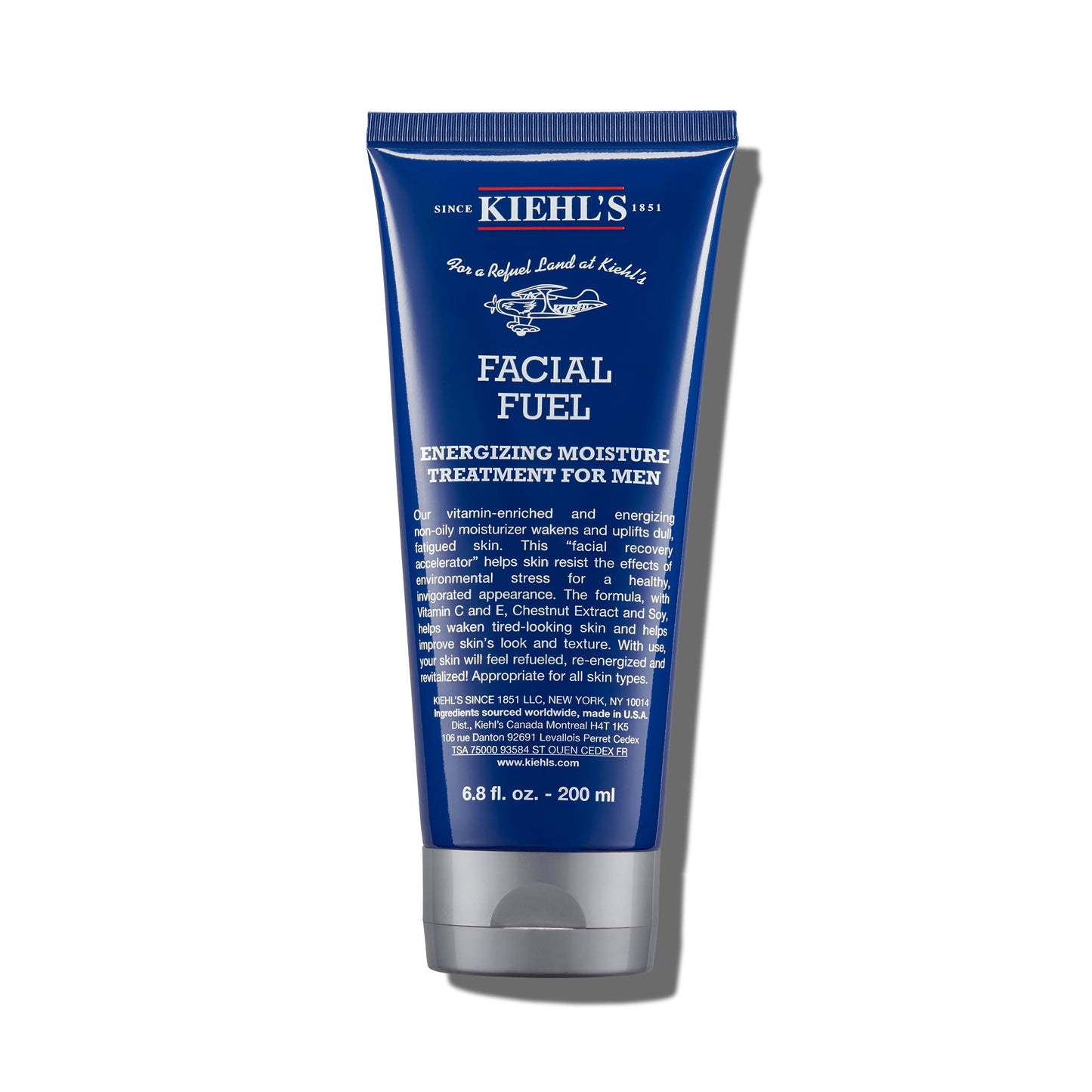 HotKiehl's Facial Fuel Moisturizer, Men's Face Cream, with Vitamin C and Caffeine that Contain Antioxidants to Help Energize and Reduce Dullness, Non-Greasy, Paraben-free, Sulfate-free