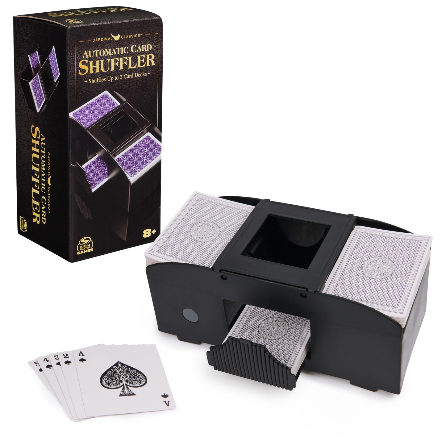 HotSpin Master Games, Cardinal Classics, 300-Piece Poker Set with Aluminum Carrying Case & Professional Weight Chips & Poker Dice, for Ages 8+