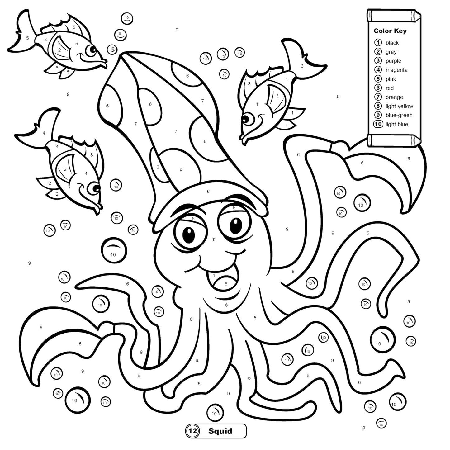 Hot Color by Number Kids Book Set – Coloring Books for Kids 4–8 Years Old, 4-Pack Bundle, Easy & Fun Activities, Large Print, Thick Tear-Out Pages, 96 Pages