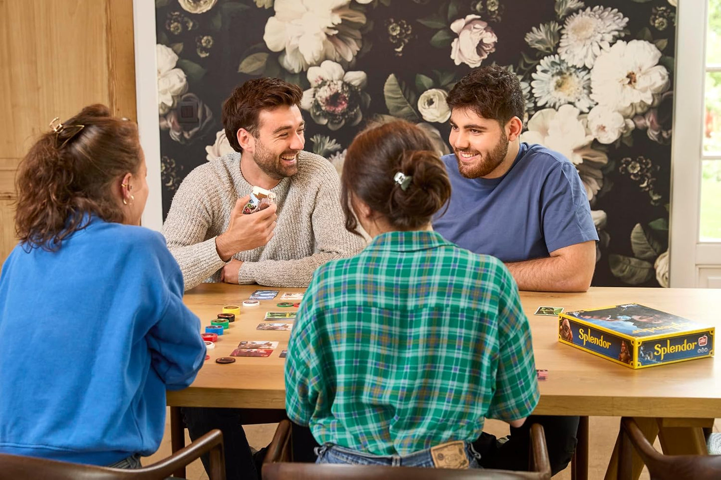 HotAsmodee Splendor Board Game - Gem Trading & Engine-Building Strategy for Adults & Families, Adult Board Games, Family Fun for Adults, 2-4 Players Ages 10+, 30 Minute Playtime