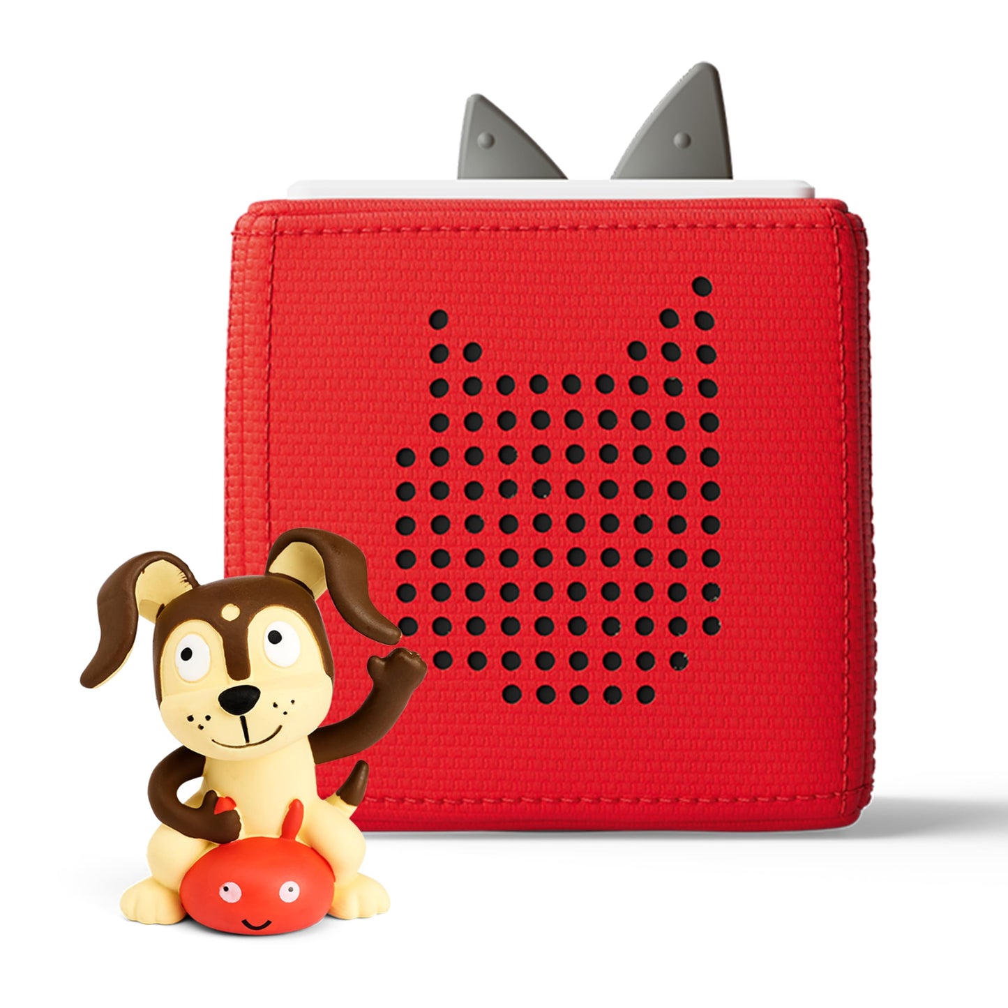 Hot Toniebox 1 Audio Player Starter Set with Playtime Puppy - Listen, Learn, and Play with One Huggable Little Box - Light Blue
