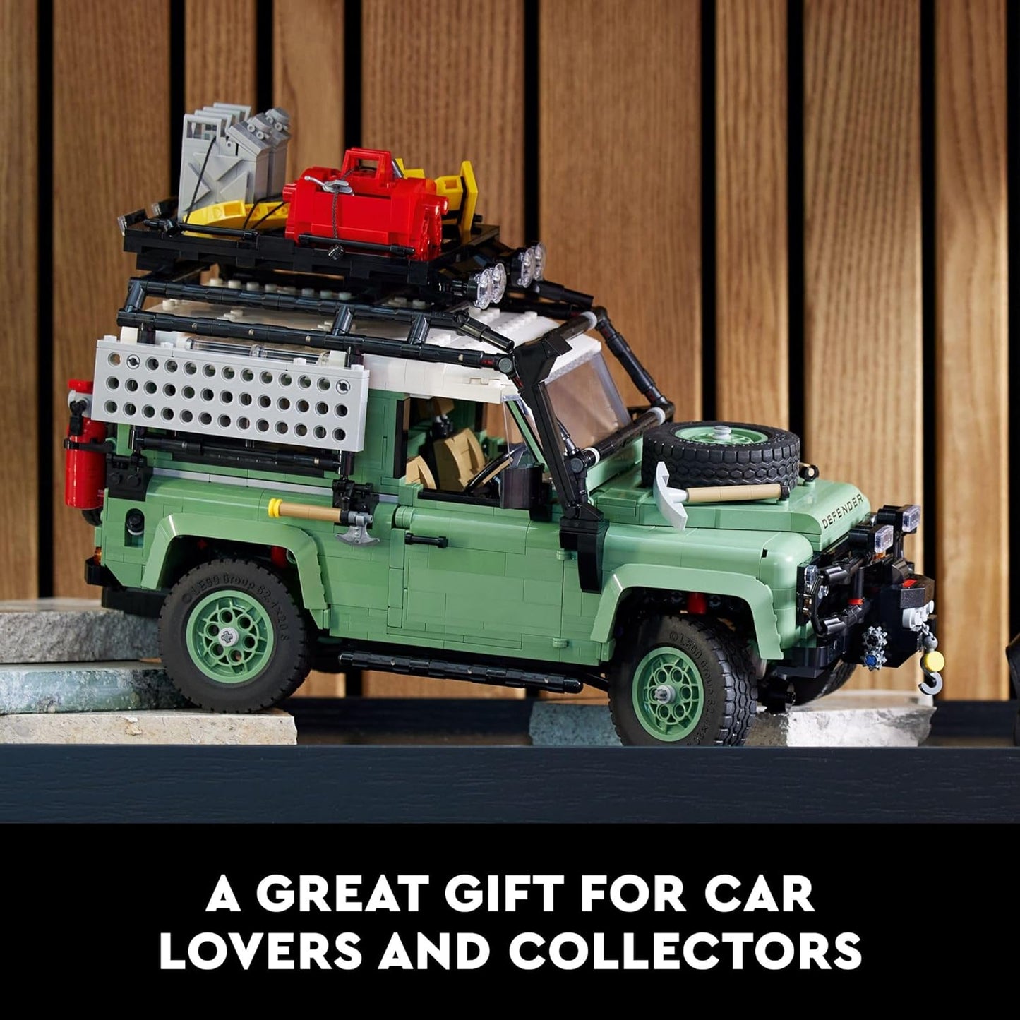 HotLEGO Icons Land Rover Classic Defender 90 - Building Set for Adults, Ages 18+ - Model Car Kit for Home Office, Desk Decor W/Realistic Details - Gift for Men & Women - 10317