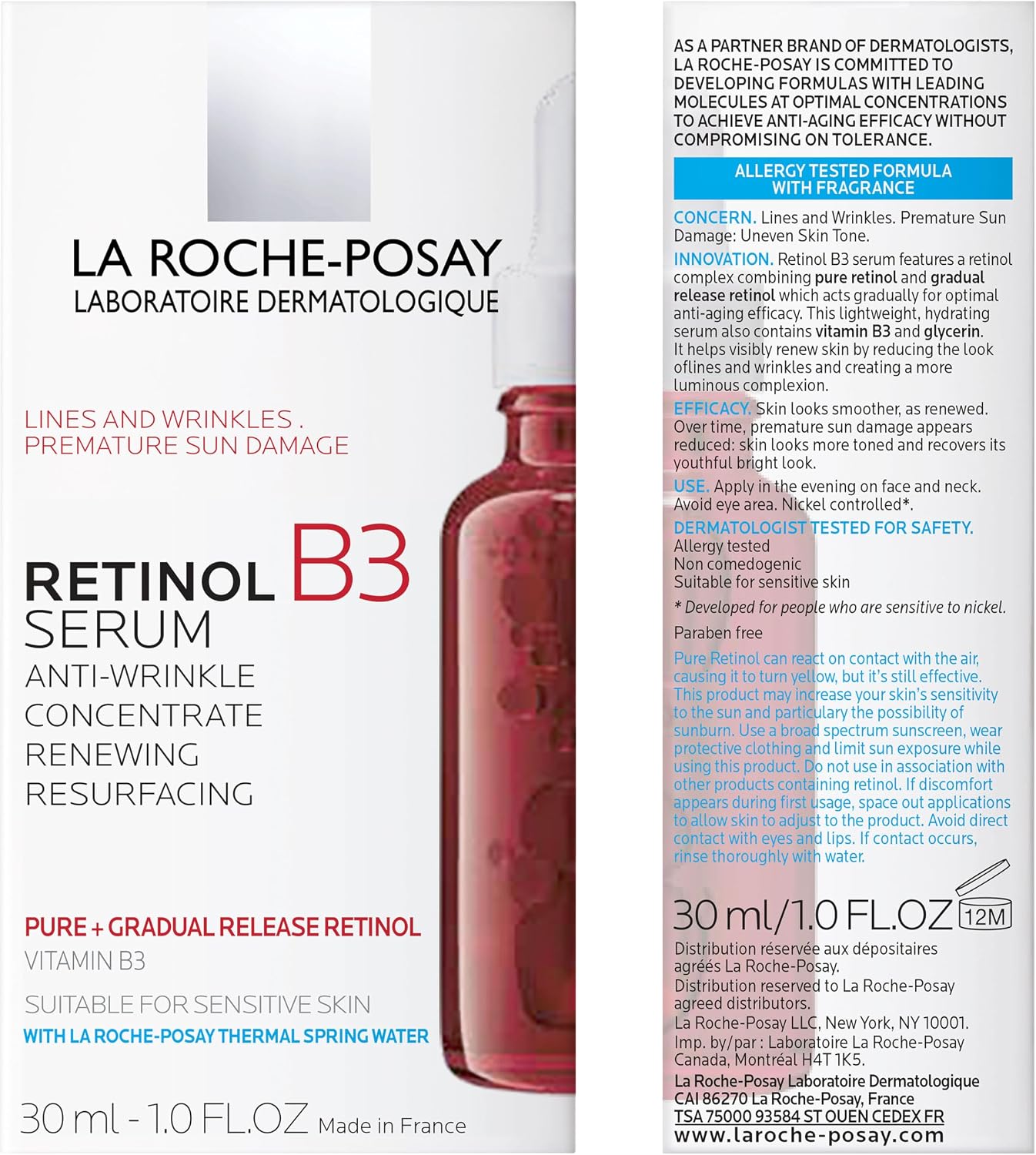 HotPure Retinol Face Serum with Niacinamide (Vitamin B3) & Hyaluronic Acid | Gentle Anti-Aging Retinol Serum