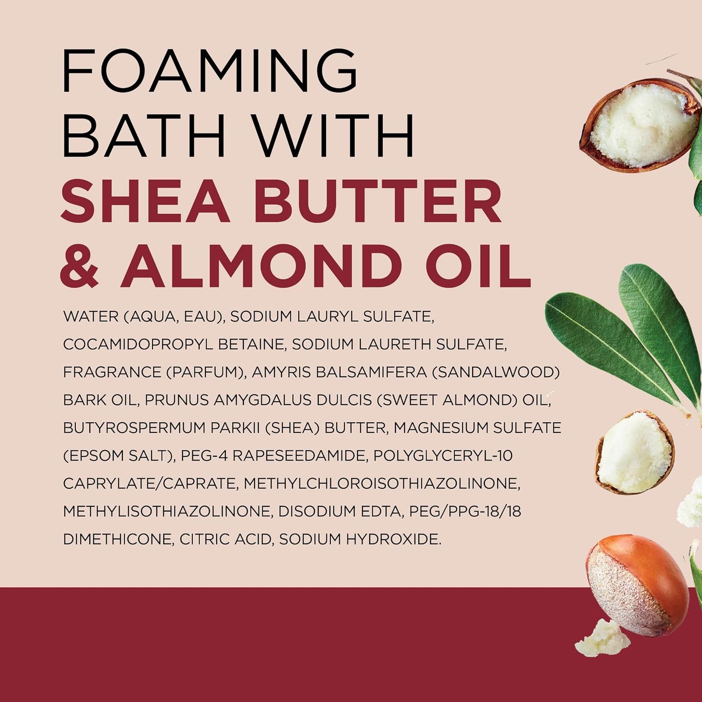 HotDr Teal's Foaming Bath with Pure Epsom Salt, Shea Butter & Almond Oil, 62.5 fl oz