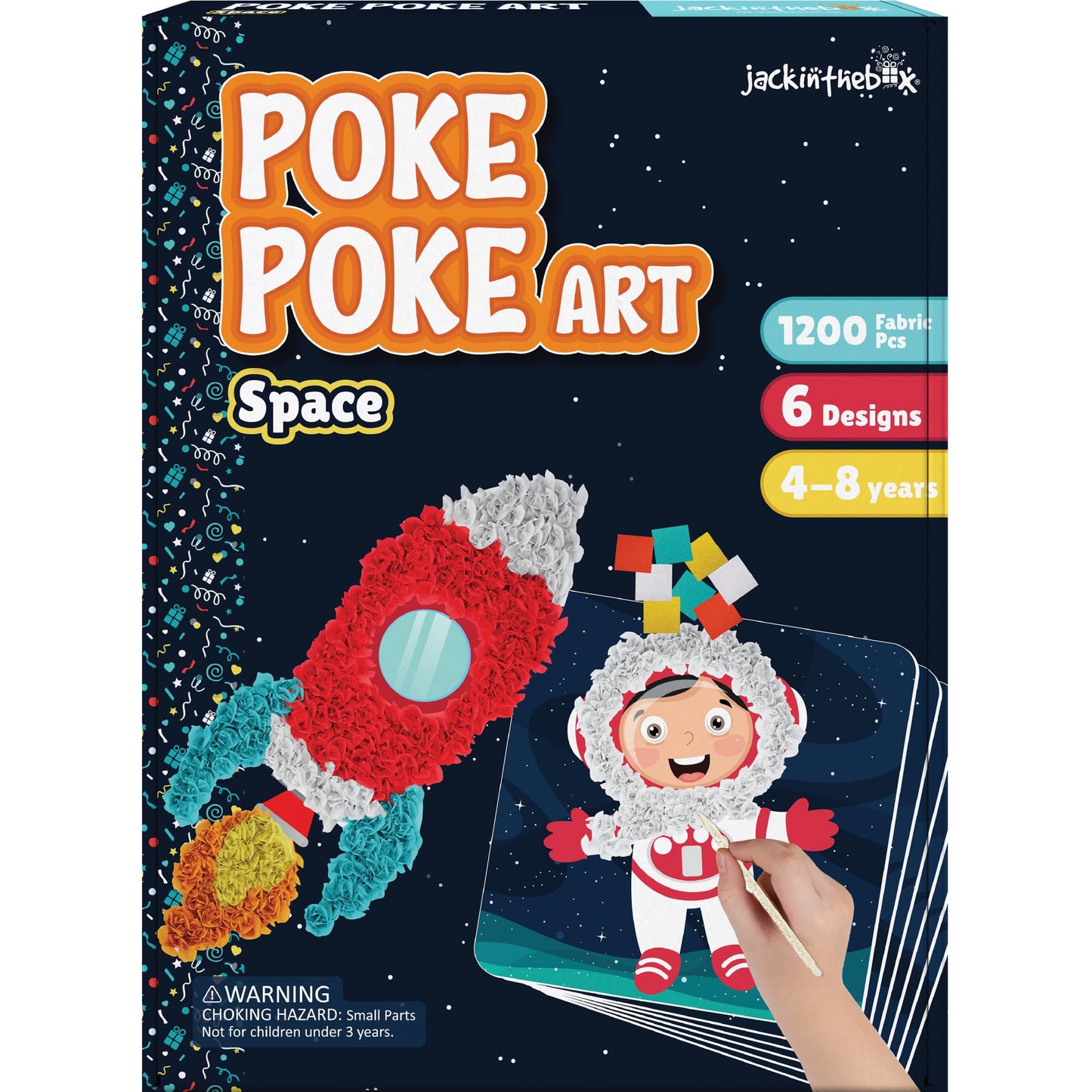 Hot jackinthebox Poke Poke Art – Magical Theme, Mess-Free Fabric Art and Craft, Flower Pressing Kits, Gift for Kids, Girl Gifts, DIY Activity Boy Gift, Best Gift for Girls and Boys Ages 4 5 6 7 8