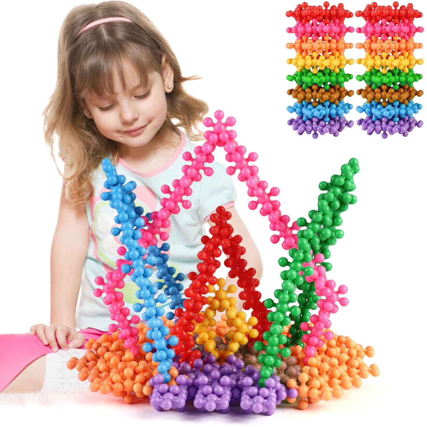 Hot TOMYOU 200 Pieces Building Blocks Kids STEM Toys Educational Discs Sets Interlocking Solid Plastic for Preschool Boys and Girls Aged 3+, Safe Material Creativity