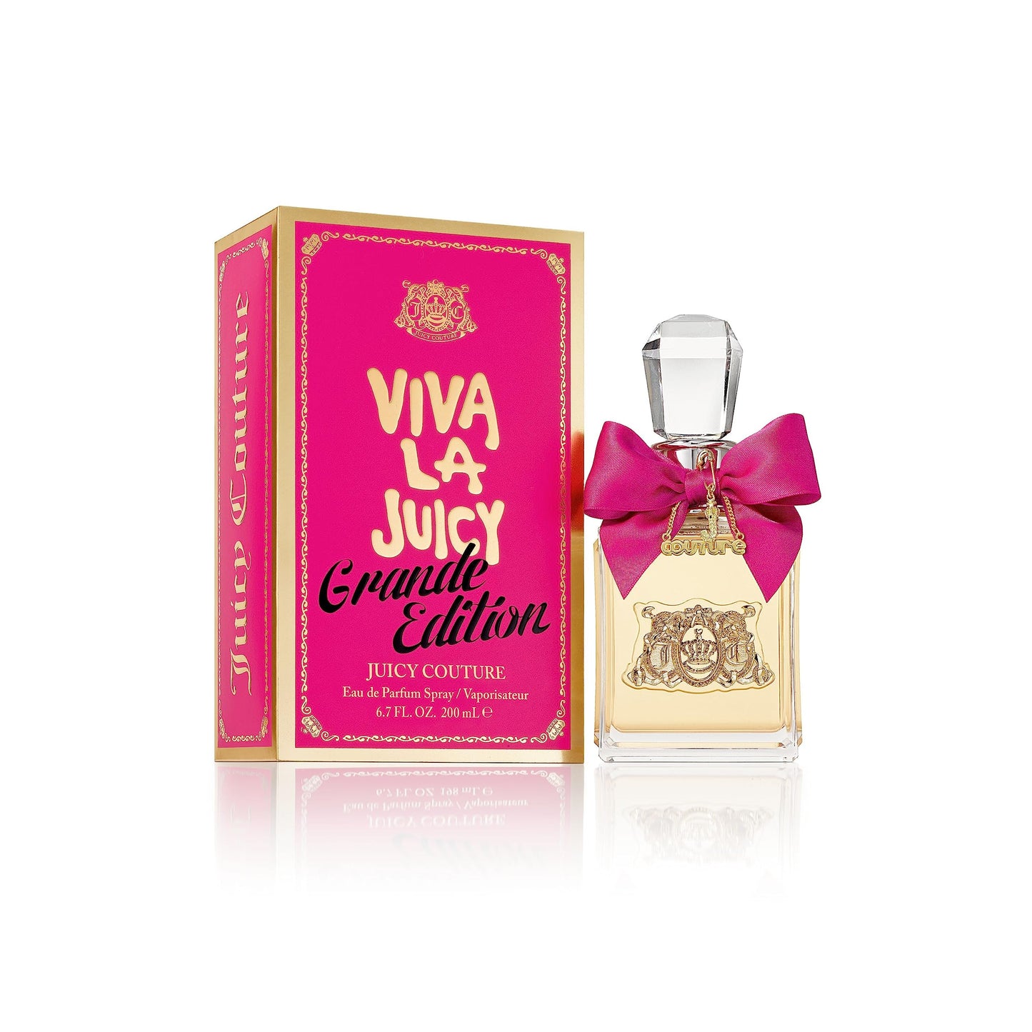 Hot Juicy Couture Viva La Juicy Eau De Parfum, Women's Perfume with Notes of Mandarin, Gardenia & Caramel, Floral & Sweet Perfume for Women, EDP Spray