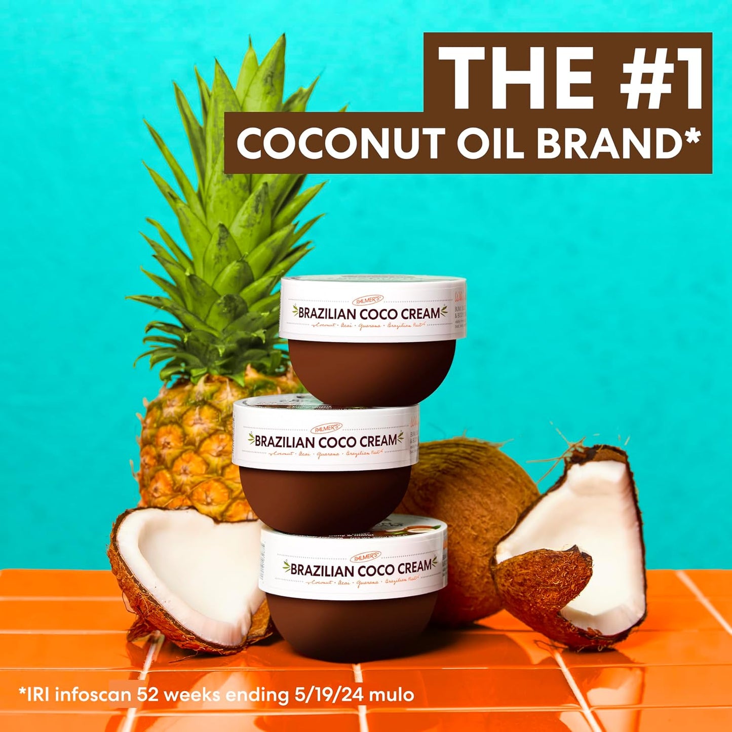 HotPalmer's Firming Body Cream, Brazilian Coco Coconut Oil Formula (8.8 Fl Oz)