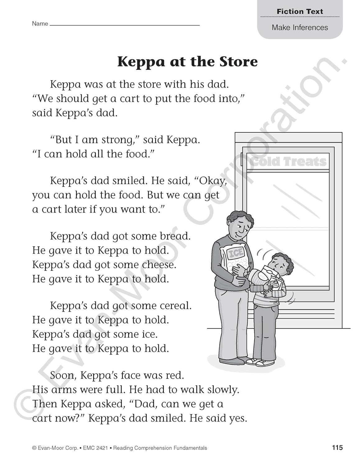 Hot Evan-Moor Reading Comprehension Fundamentals, Grade 1