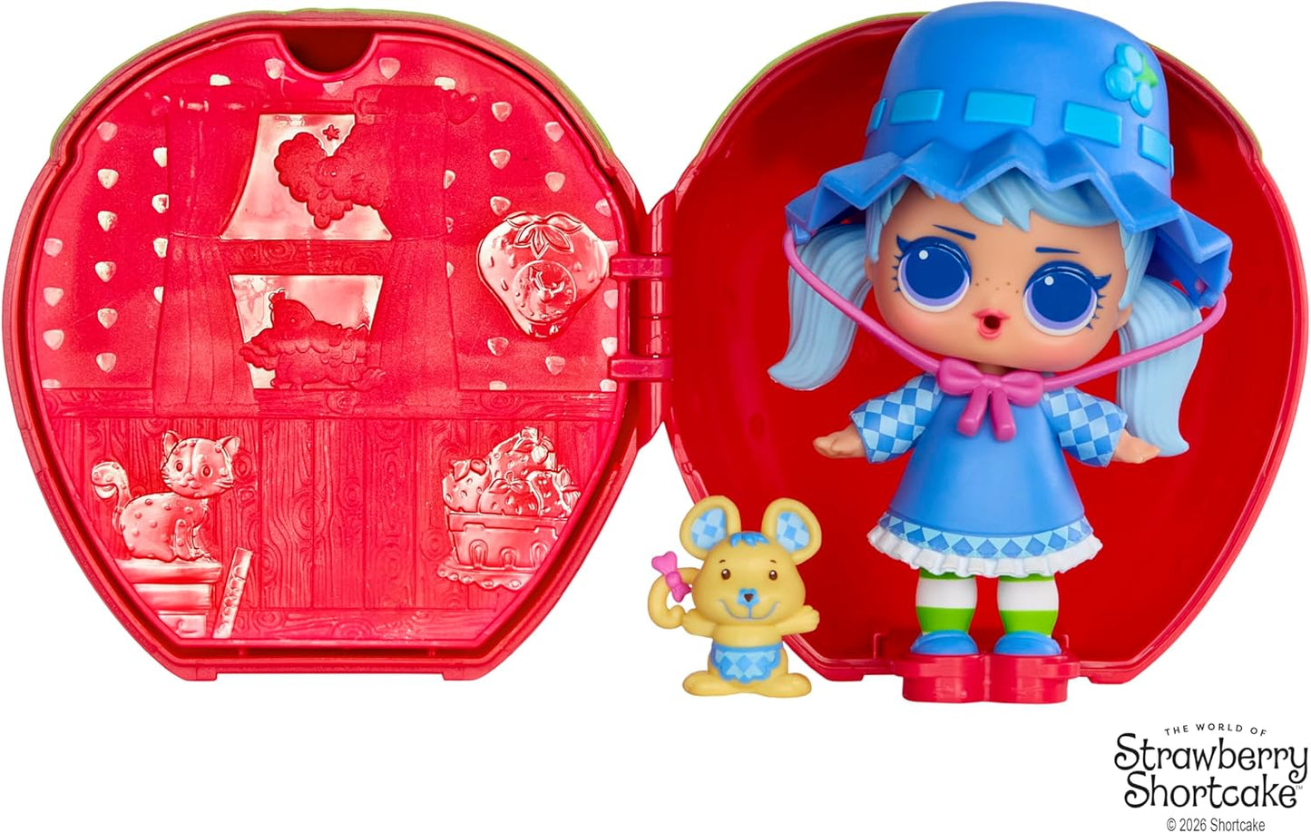 Hot LOL Surprise Loves The World of Strawberry Shortcake Tots with Scented Dolls, Pets, and Transforming Strawberry House Playset – Gift for Kids Ages 4+