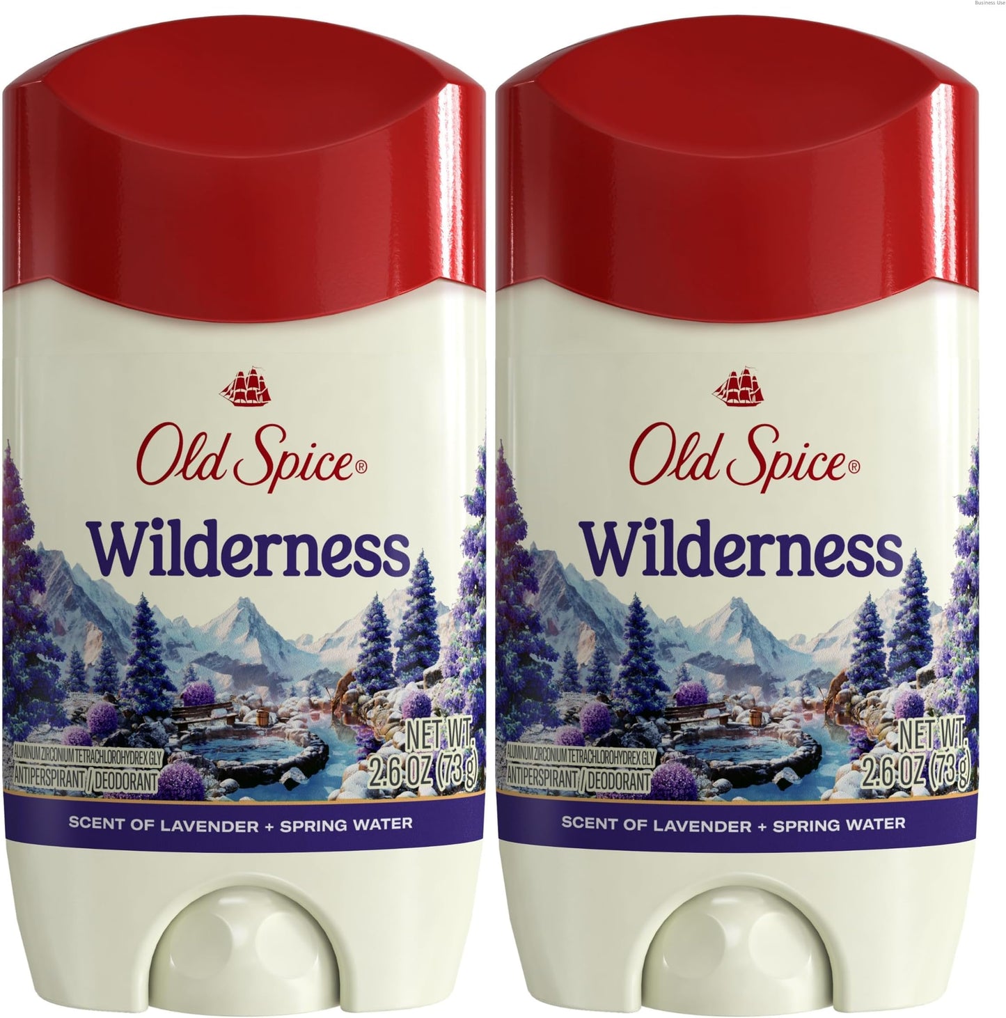HotOld Spice Dry Feel Antiperspirant Deodorant for Men, 24/7 Sweat & Odor Protection, Gentle on Skin with Skin Conditioners, Dry Feel Stick, Fiji with Palm Tree + Coconut Scent, 2.6 oz (Pack of 2)