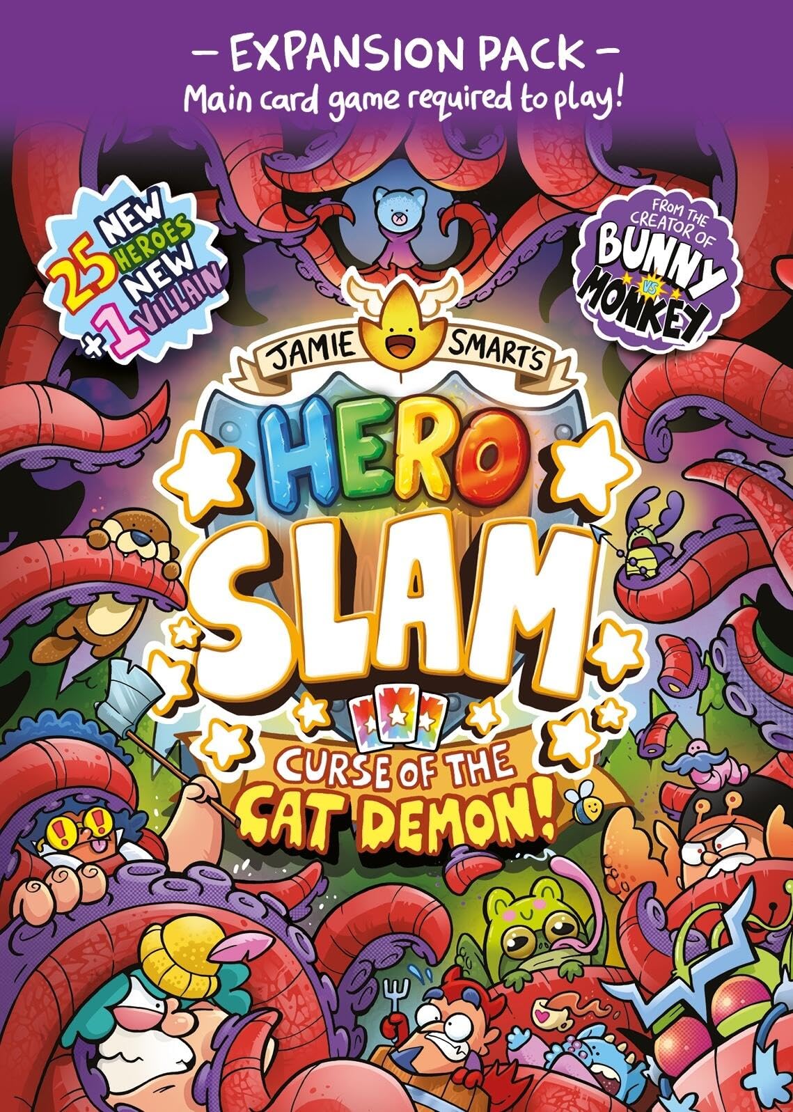 Hot Jamie Smart’s Hero Slam Expansion Pack: Curse of the Cat Demon | 25 New Heroes + 1 New Villain!