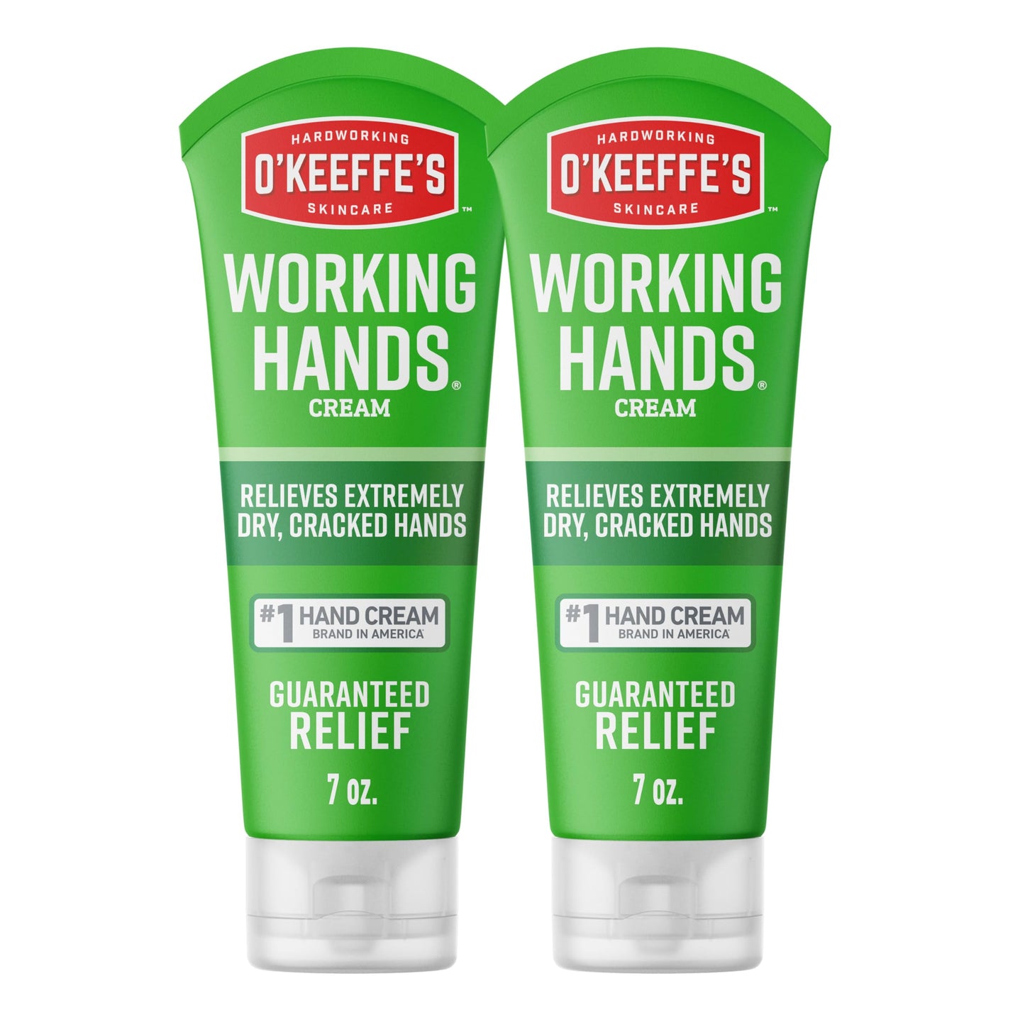 HotO'Keeffe's Working Hands Hand Cream for Extreme Dryness - 3 oz Tube (2 Pack) - Repairing Skincare for Cracked, Dry Hands