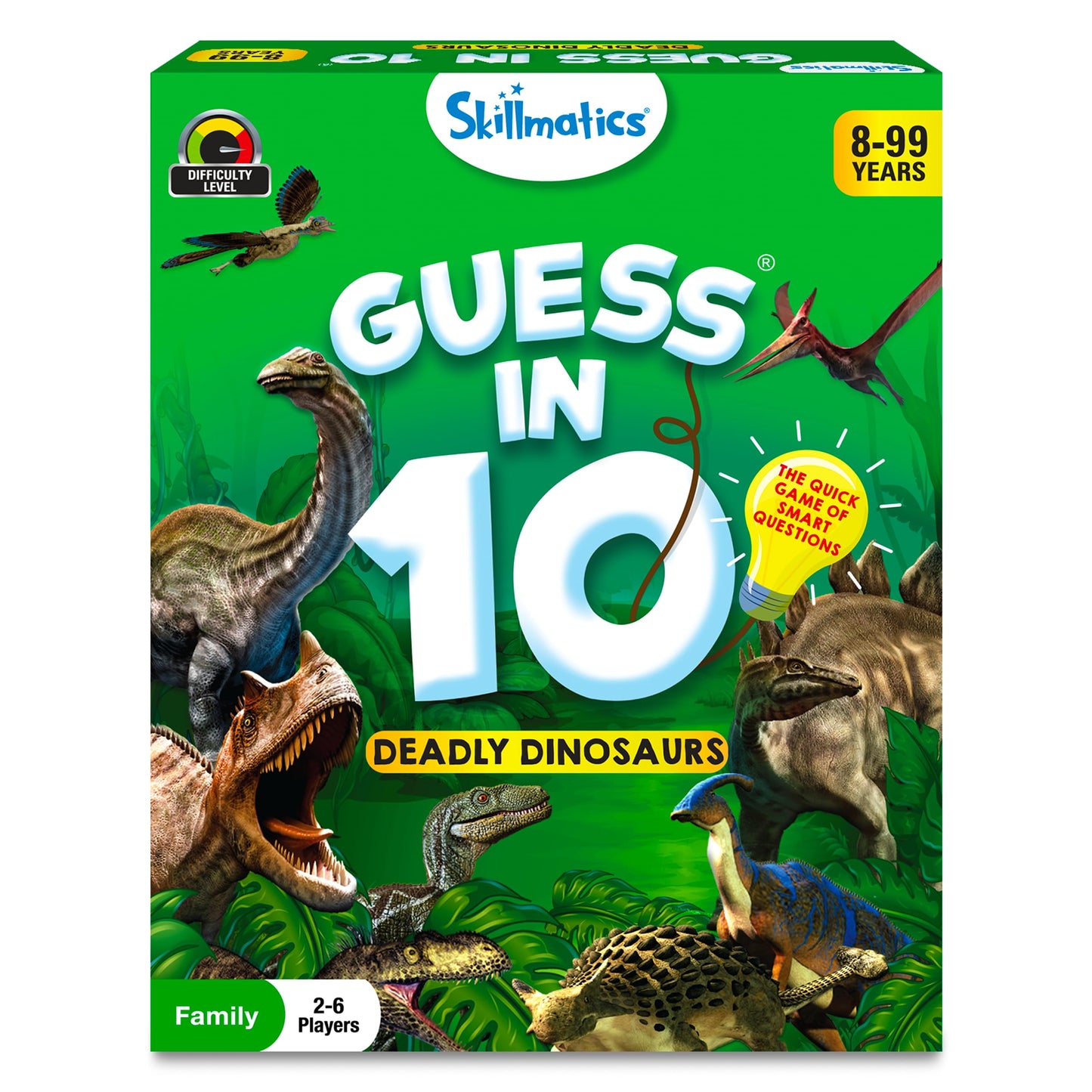 Hot Skillmatics Guess in 10 – National Geographic Animals, Card Game for Kids | Educational Game for Families, Animal Trivia & Travel Game, Screen-Free Fun, Gifts for Kids Ages 6, 7, 8, 9 and Up