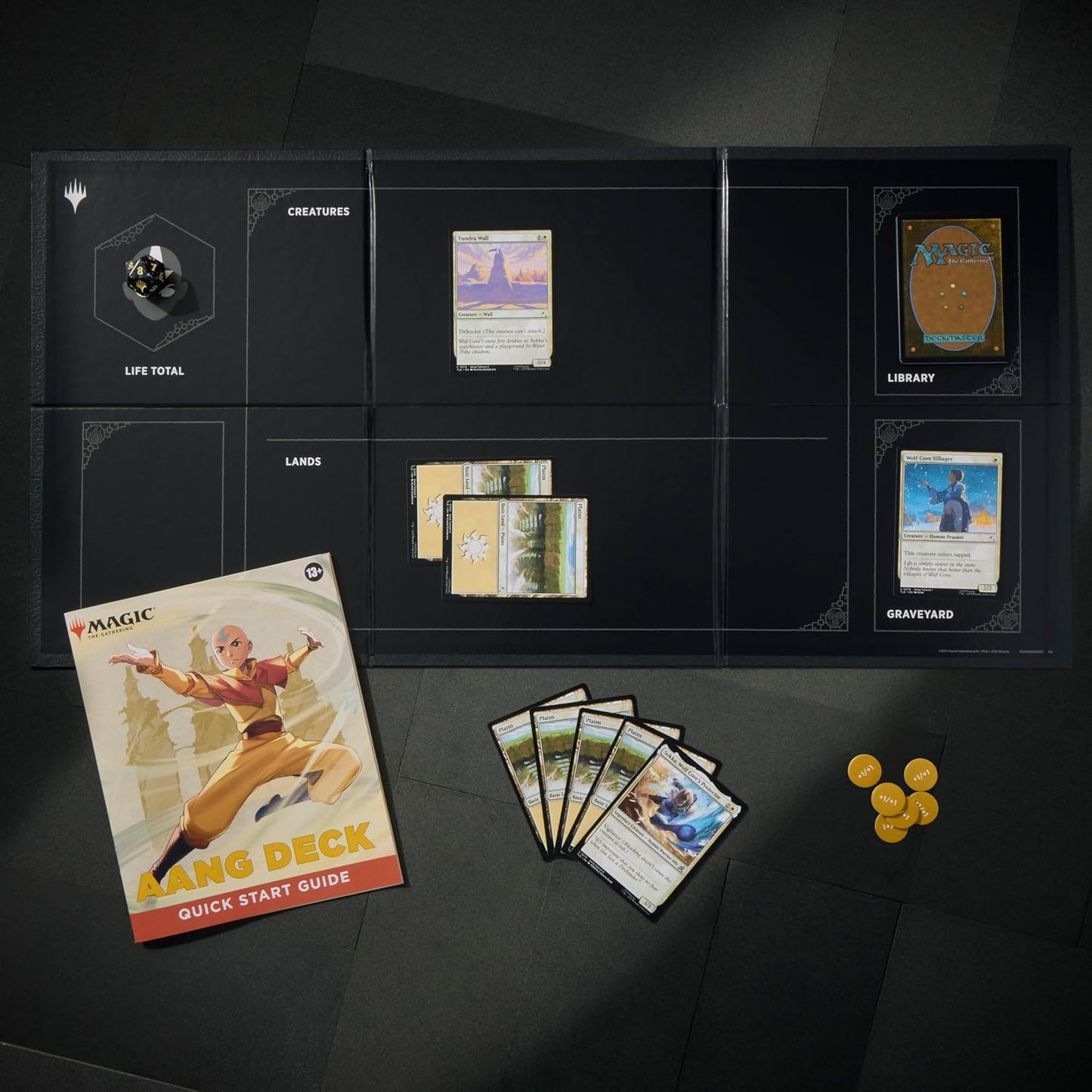 Hot Magic: The Gathering | Avatar: The Last Airbender Beginner Box | 2-Player Card Game | Includes 2 Tutorial Decks, 8 Themed Half-Decks, 2 Playboards, 2 Spindowns, and More