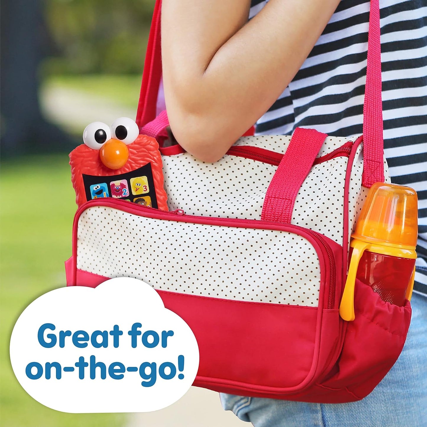 HotSesame Street Learn with Elmo Pretend Play Phone, Learning and Education, Kids Toys for Ages 2 Up by Just Play