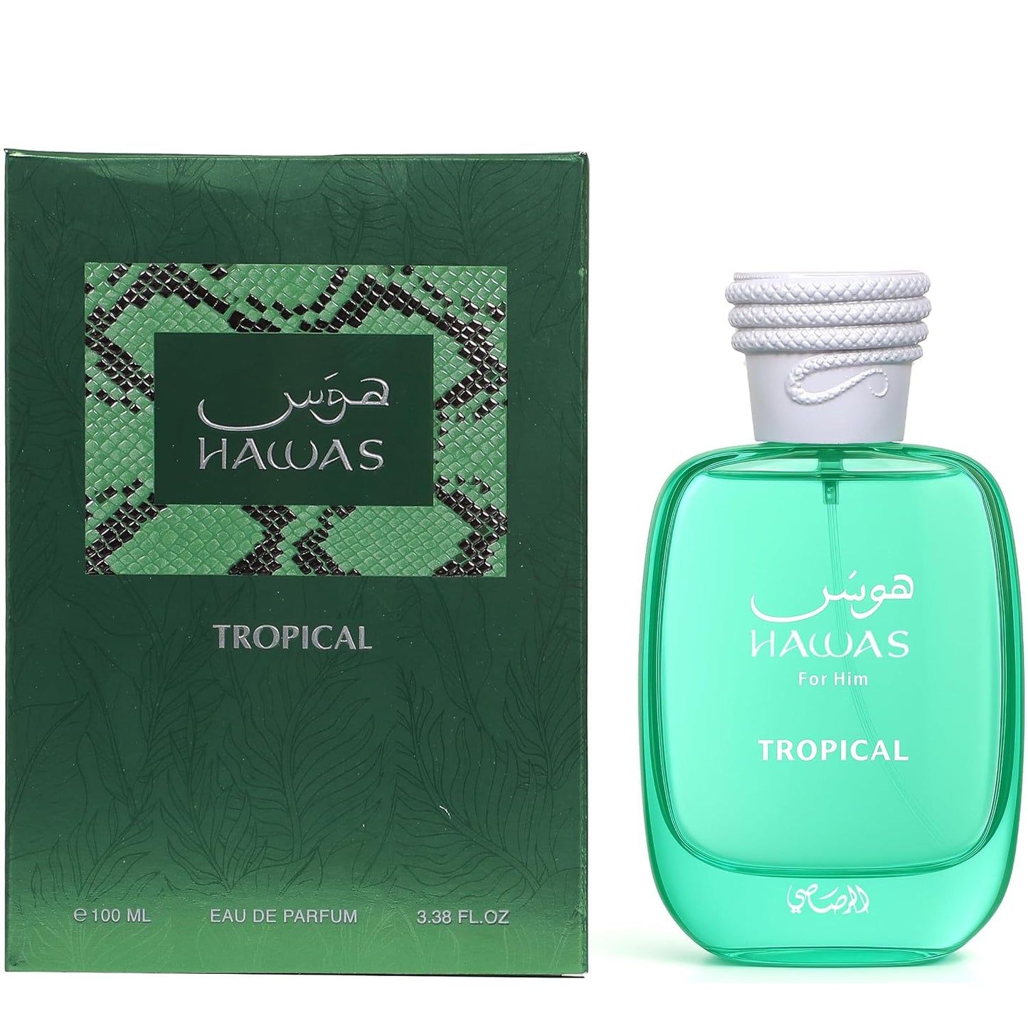 Hot Rasasi Hawas Tropical Eau De Parfum Spray for Men, 3.38 Ounce