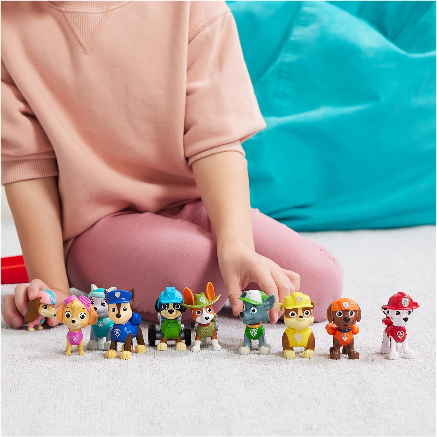 HotPaw Patrol, 10th Anniversary, All Paws On Deck Toy Figures Gift Pack with 10 Collectible Action Figures, Kids Toys for Ages 3 and up