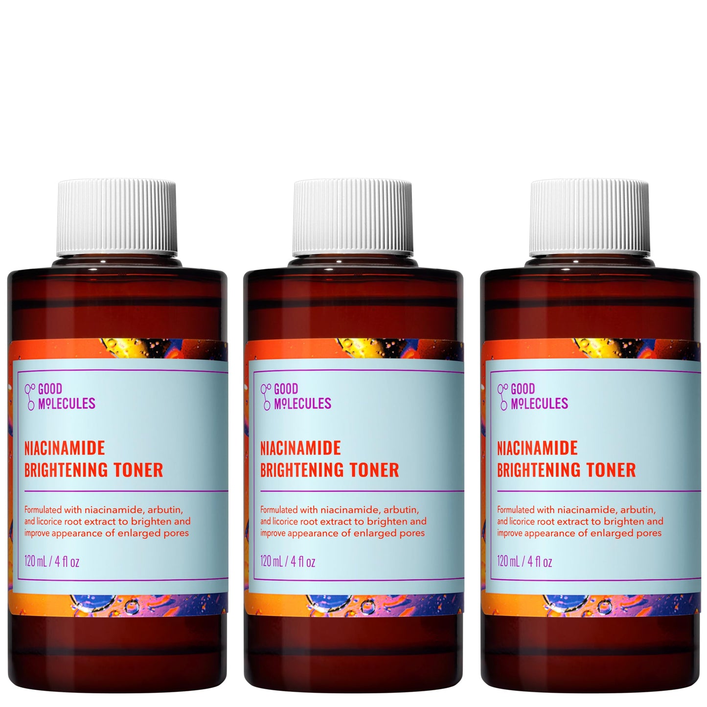 HotGood Molecules Niacinamide Brightening Toner - Toner for Face with Niacinamide and Arbutin for Skin Tone Balancing - Minimizes the Look of Pores, Facial Skin Care