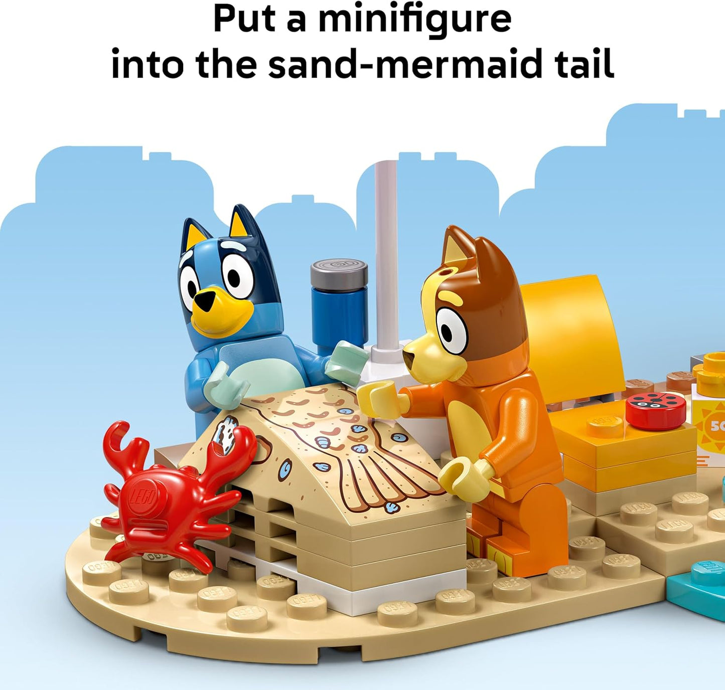 Hot LEGO Bluey: Bluey’s Beach & Family Car Trip - Toddler Learning Toy for Kids 4+ - Includes Bluey, Bingo, and Mum Minifigures - Birthday Gift for Boys and Girls, Ages 4+ - 11202
