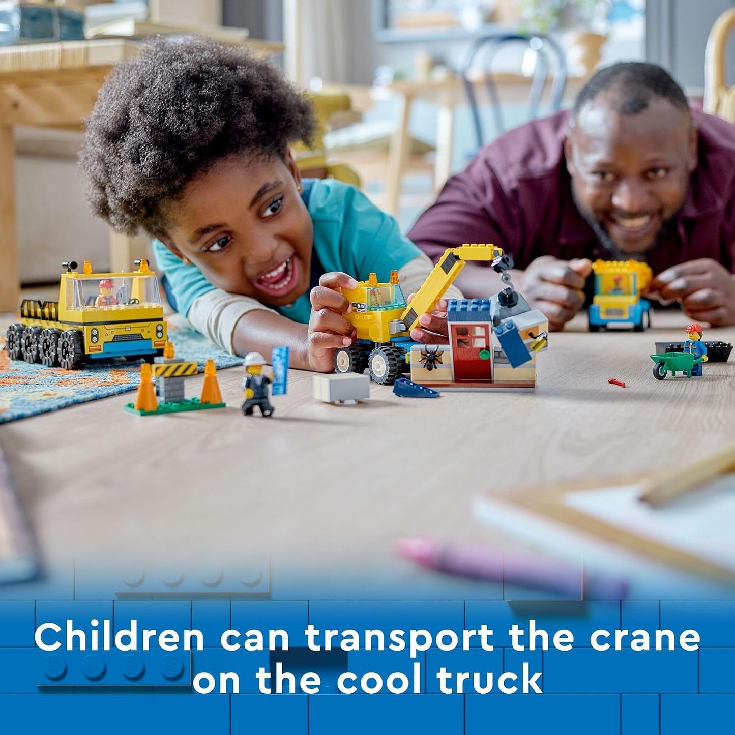 HotLEGO City Construction Trucks and Wrecking Ball Crane 60391 Building Toy Set for Toddler Kids Ages 4+, Includes 3 Construction Vehicles, an Abandoned House and 3 Minifigures for Pretend Play