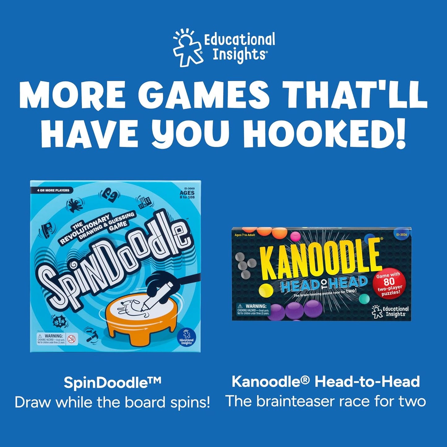 HotEducational Insights Reel Big Catch Game - Preschool Math Games for 4 Year Olds, Who Can Catch the Longest Fish Game, Kindergarten Learning Activities, Fishing and Counting Games for Kids Ages 3-5