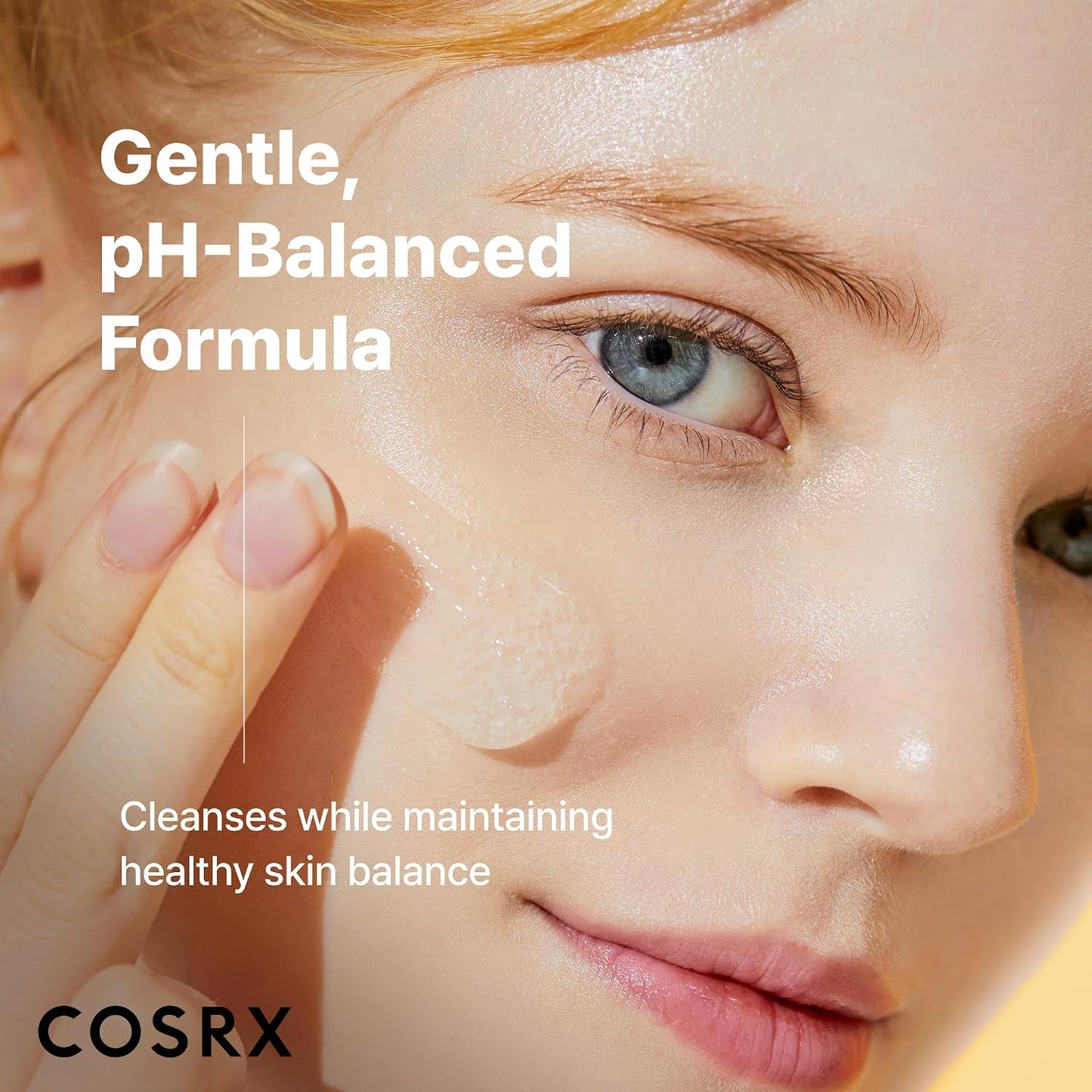 HotCOSRX Advanced Snail Mucin Gel Cleanser, 5.07 Fl Oz / 150 mL, Rich Daily Deep Cleansing Gel Cleanser for Dull, Dry & Sensitive Skin, Korean Skin Care, Korean Face Wash