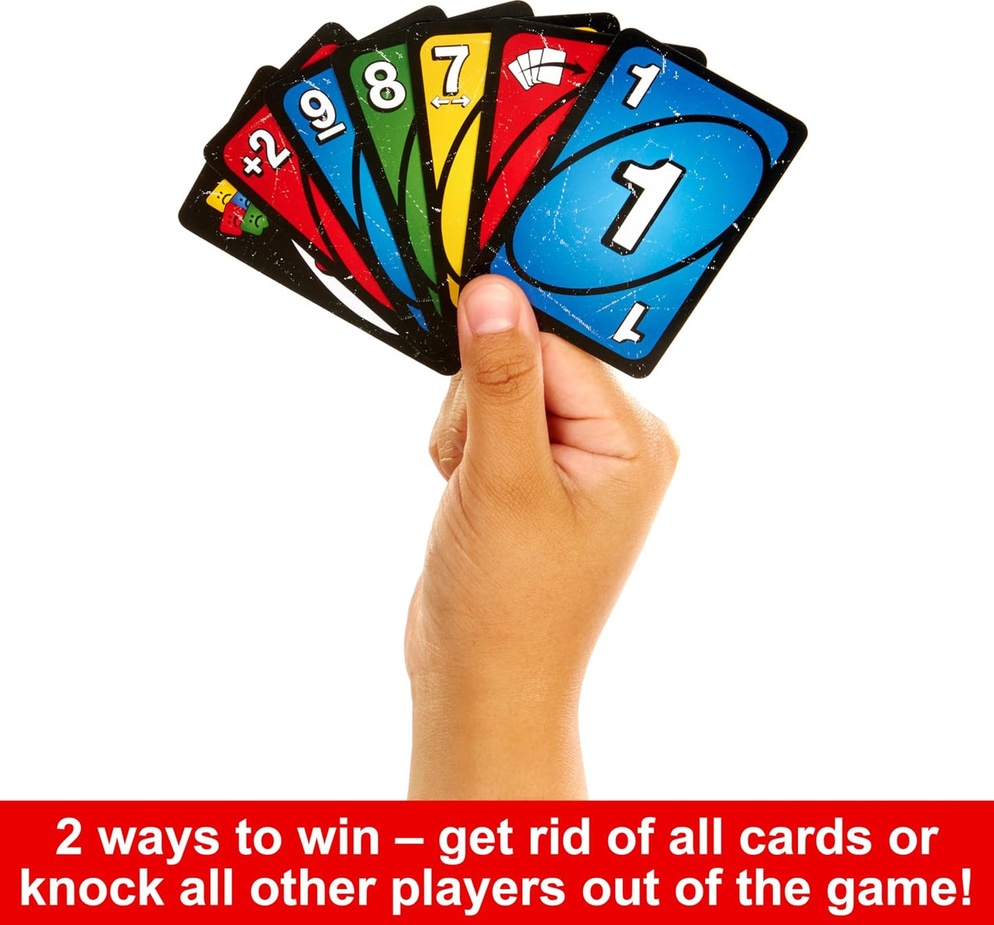 HotMattel Games UNO Show ‘em No Mercy Card Game in Storage Tin,Ages 7+ | Extra Cards, Special Rules & Tougher Penalties for Kids, Teens & Family Game Night, 2-6 Players (Amazon Exclusive)