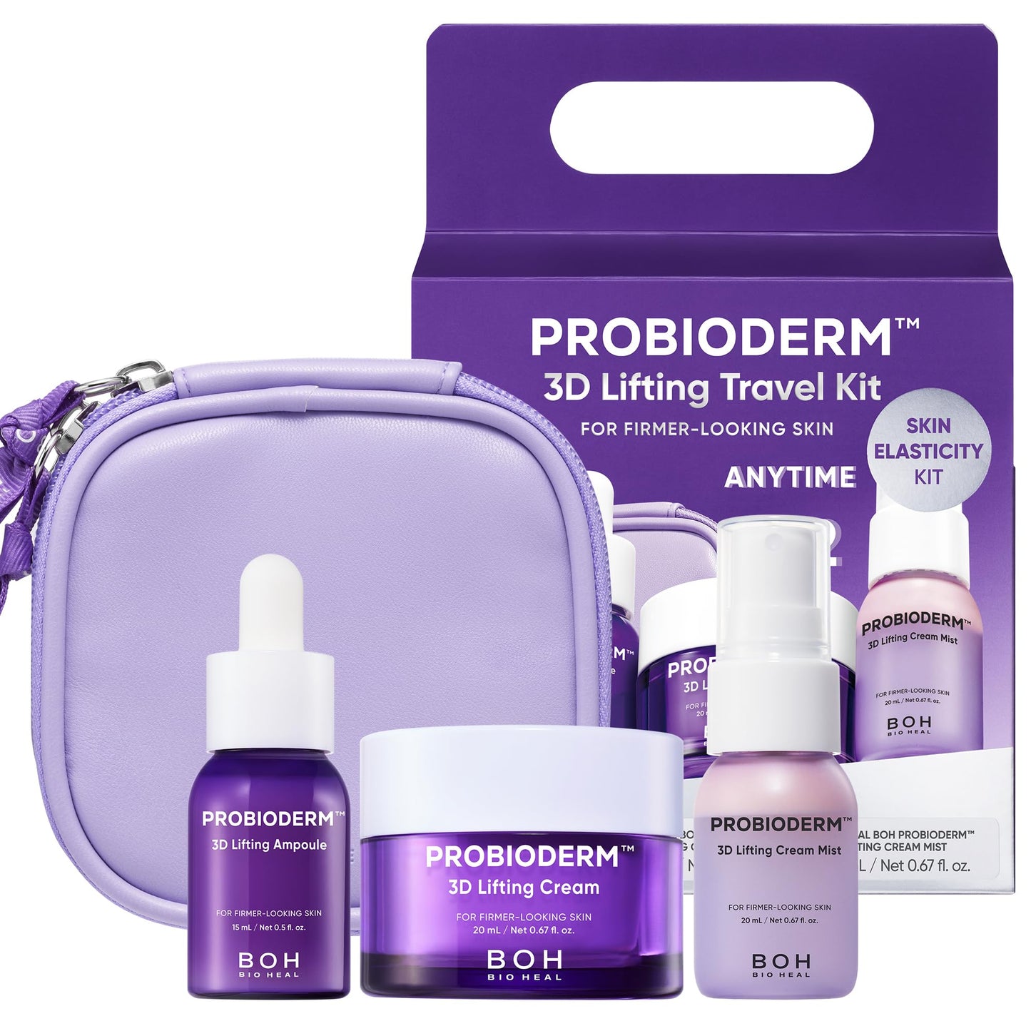 HotBIOHEAL BOH Probioderm 3D Lifting Cream 1.7 fl oz - Cardi B's Advanced Korean Facial Night Cream with 17-Peptide Complex & Probioderm for Face and Neck, Butter-Rich Texture for Perfect Slugging