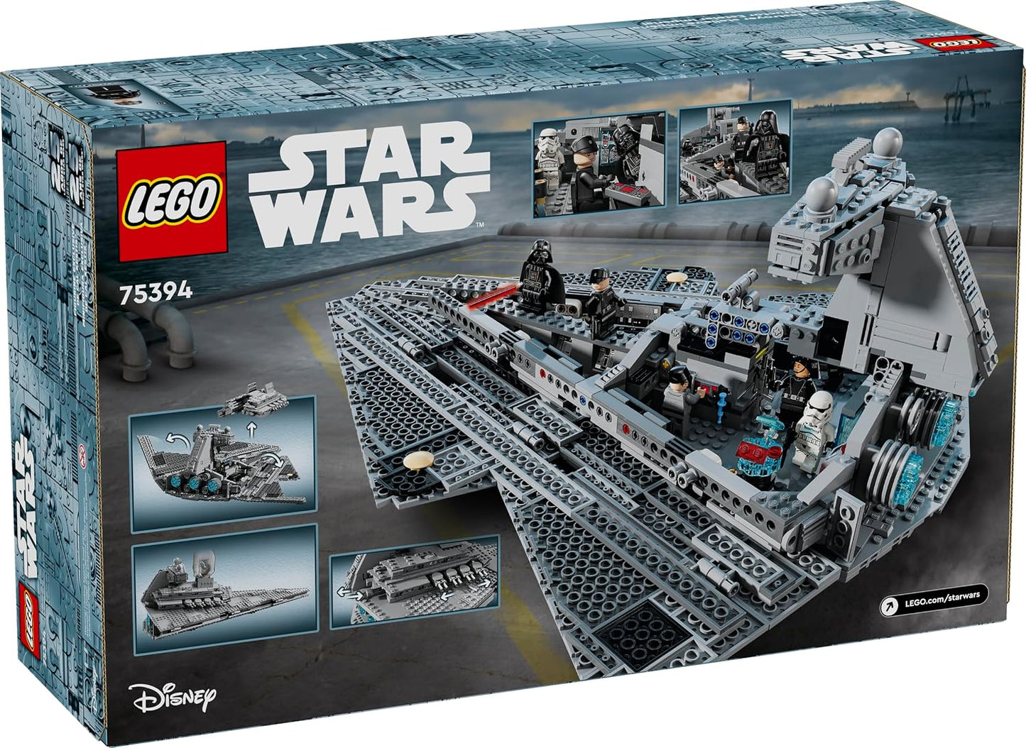 HotLEGO Star Wars Imperial Star Destroyer Building Toy - Build & Display Set for Boys & Girls, Ages 10+ - Gift for Birthdays - Star Wars Darth Vader & 6 Minifigure Toys - 75394